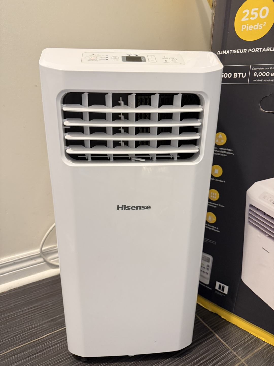 Hisense Portable Air Conditioner 8,000 BTU price negotiable