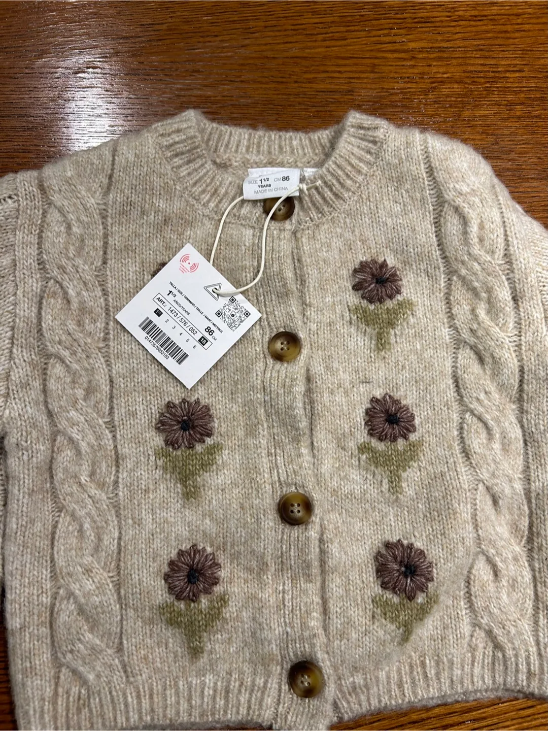 Zara Baby Knit Cardigan - Size 18-24 Months image indicator(2)