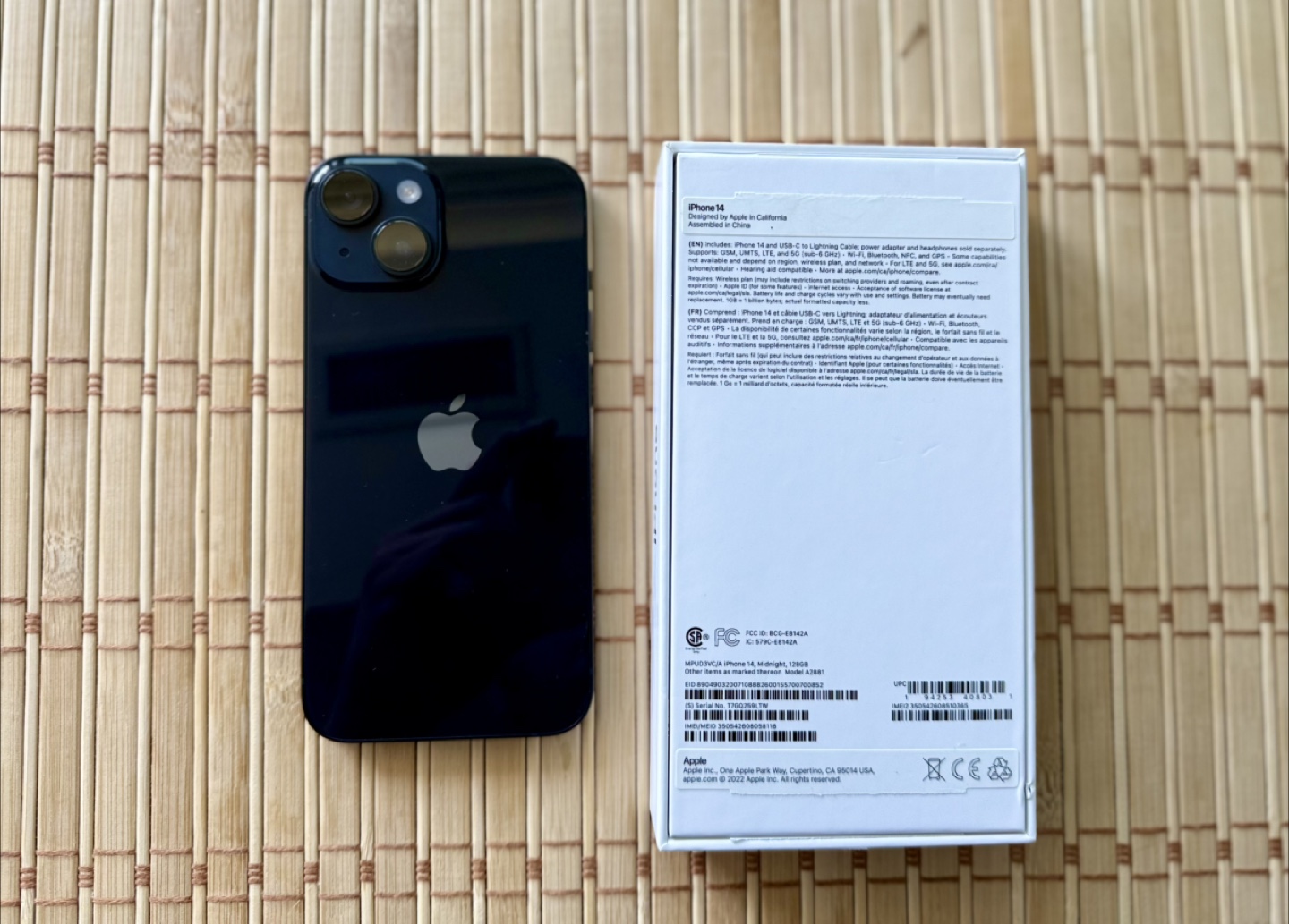 iPhone 14 Midnight 128GB (Like New) - photo 2