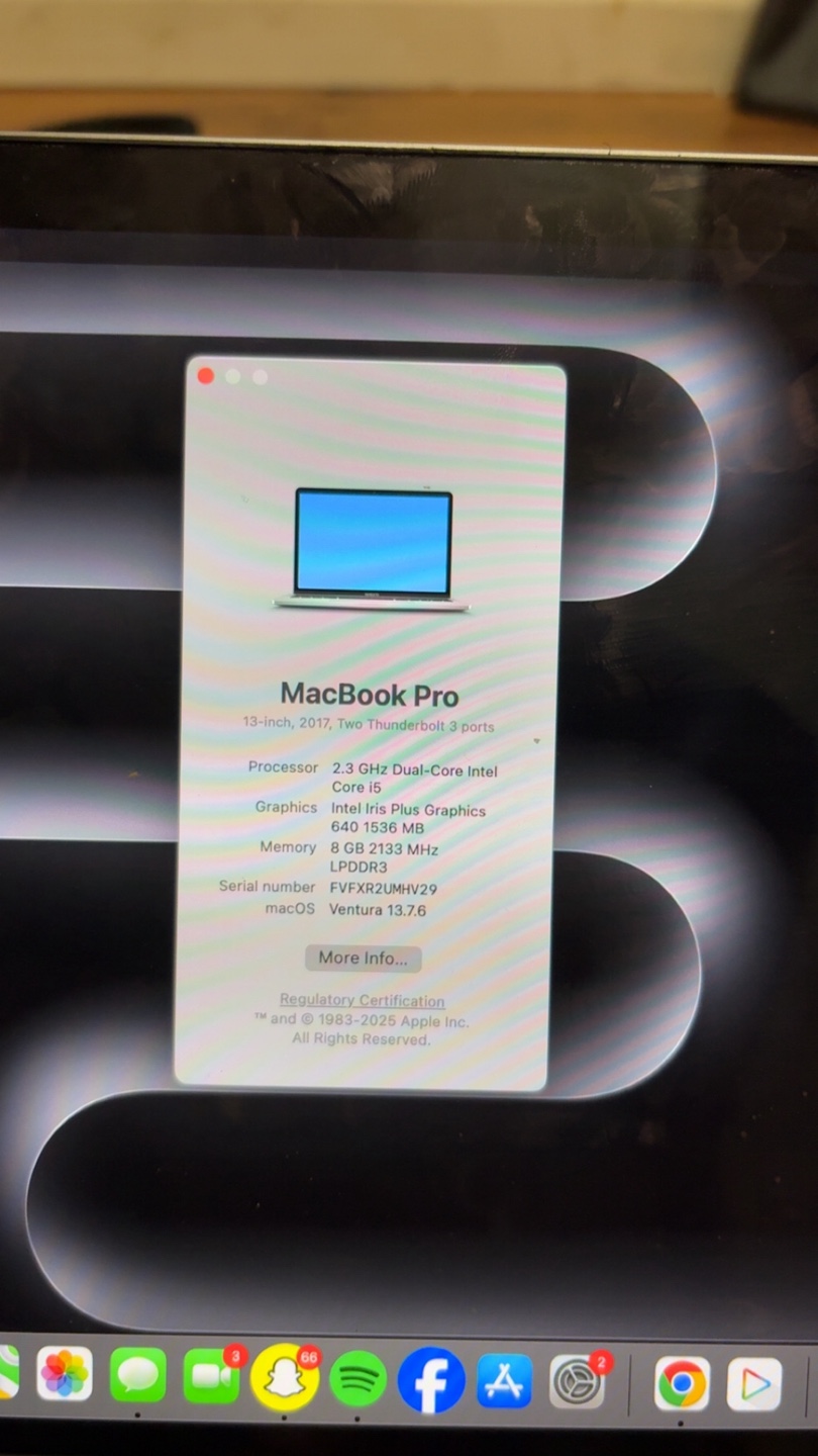 Apple MacBook Pro 13-inch 2017