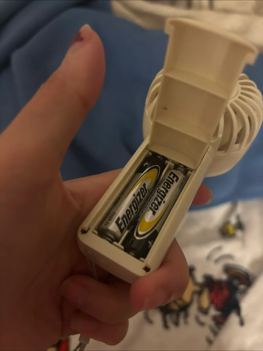 Portable Mini Handheld Fan - Beige image indicator(3)