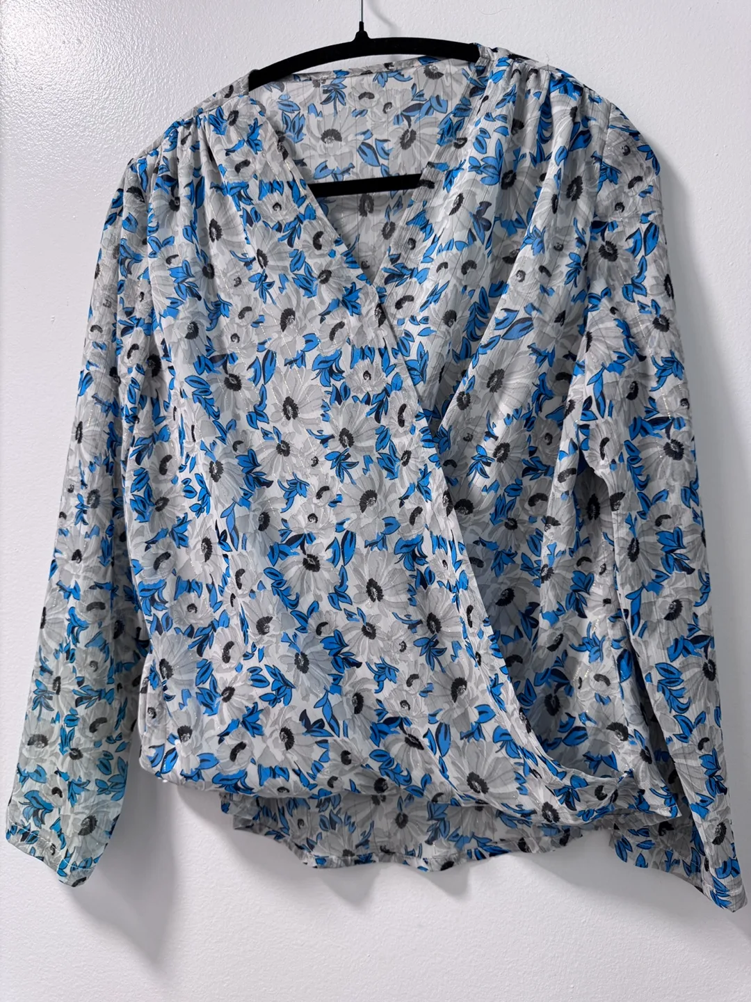 Floral Surplice Top size M image indicator(3)