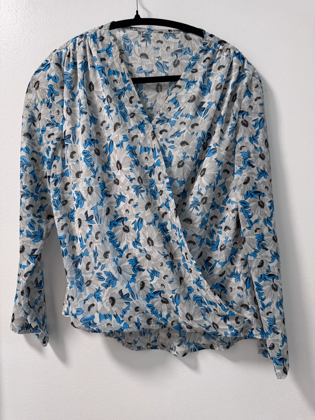 Floral Surplice Top size M image indicator(4)