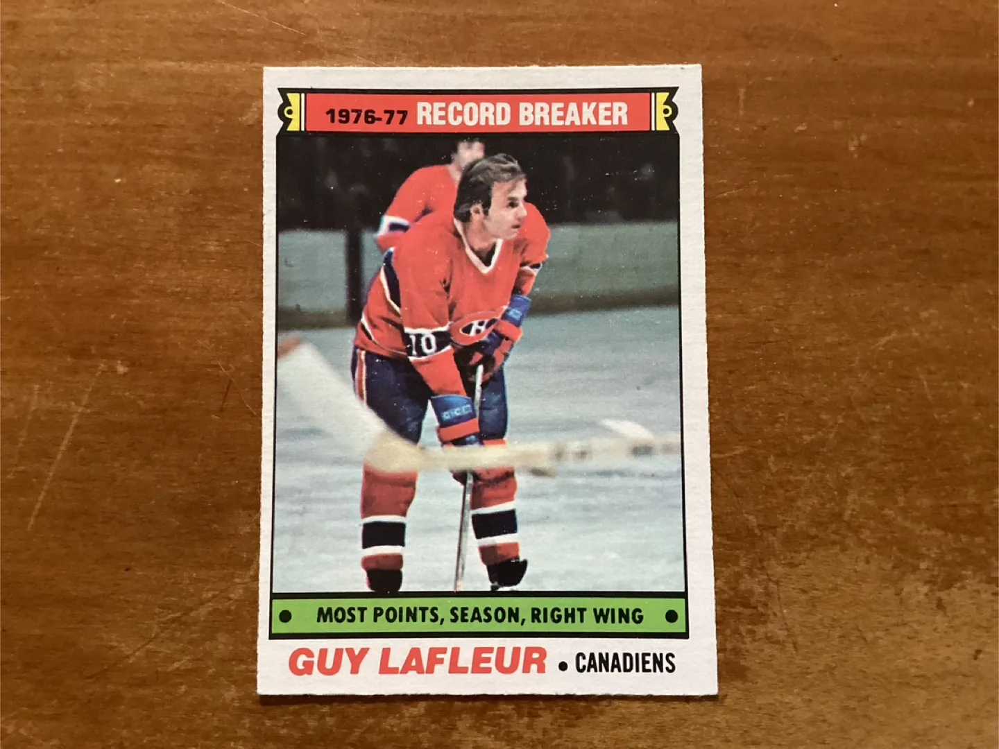 1977-78 O-PEE-CHEE GUY LAFLEUR Card # 214 thumbnail