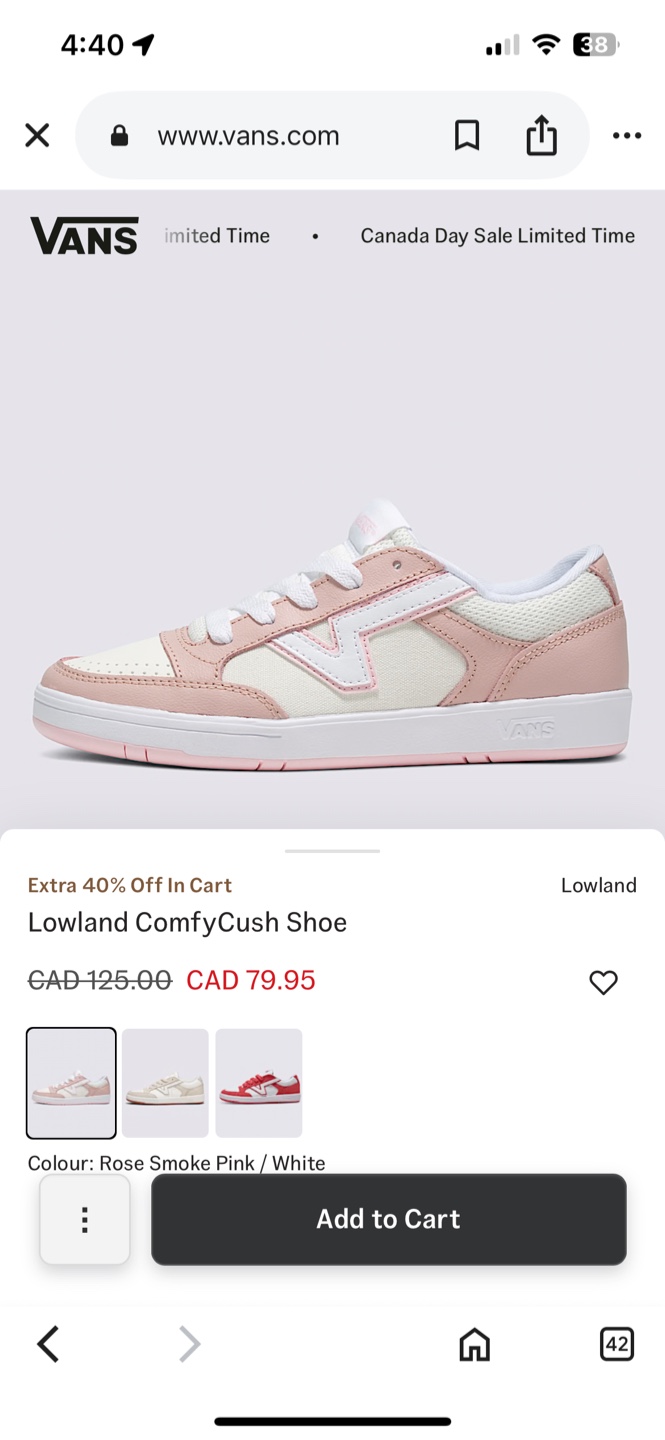 Vans Lowland ComfyCush Shoes - Rose Smoke Pink/White