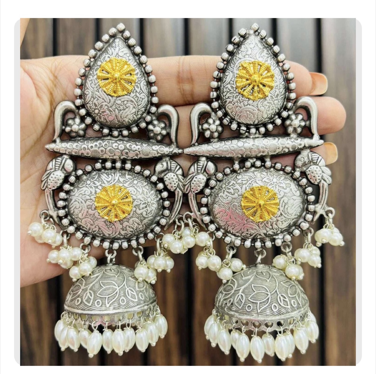 Assorted Silver Tone Fashion Earrings - photo 4