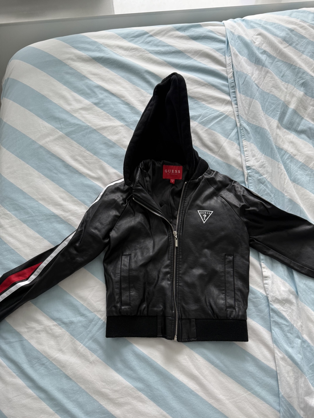 GUESS Black Hooded Jacket XS