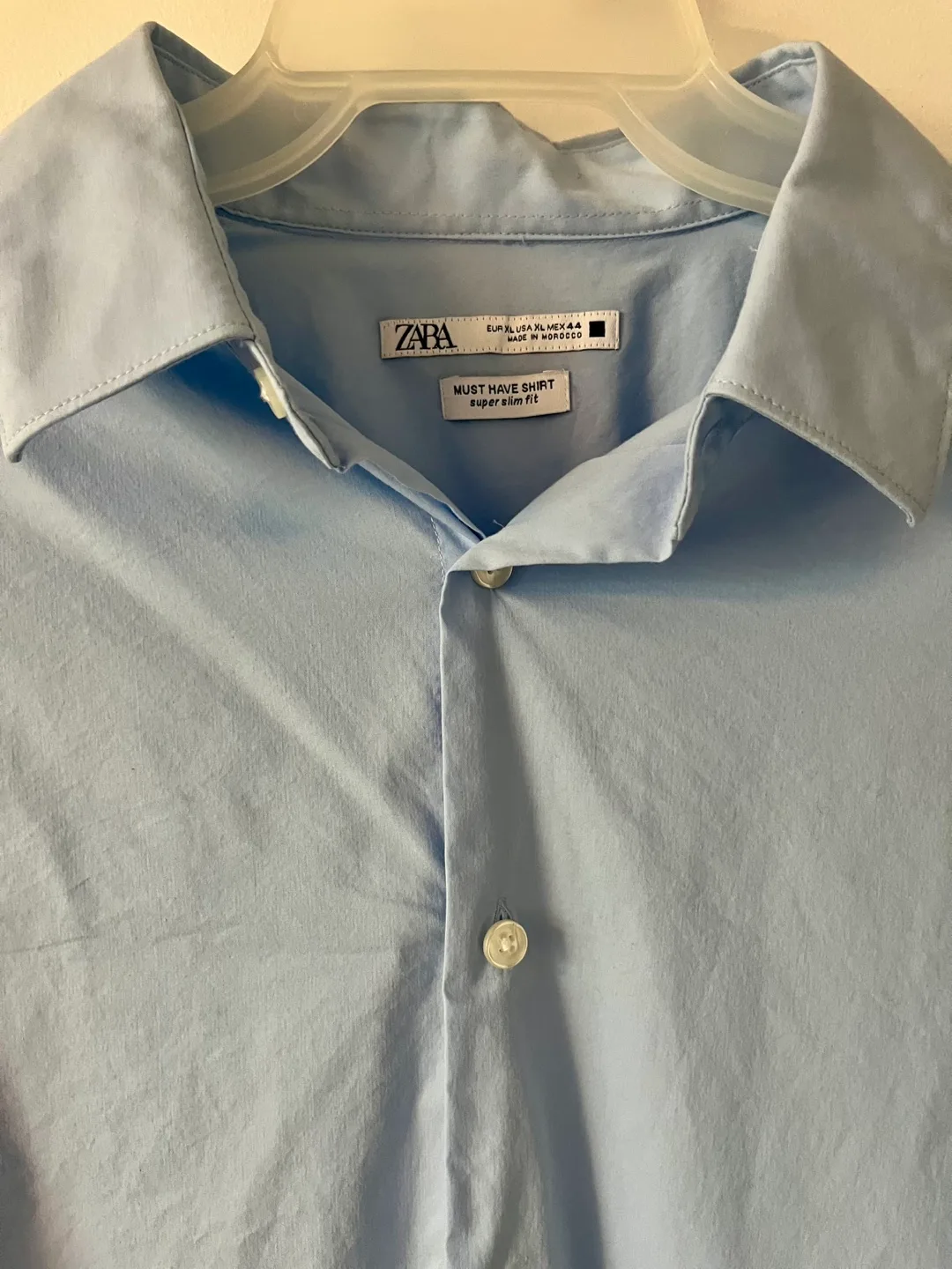 Men’s ZARA Blue Slim Fit Shirt image indicator(2)
