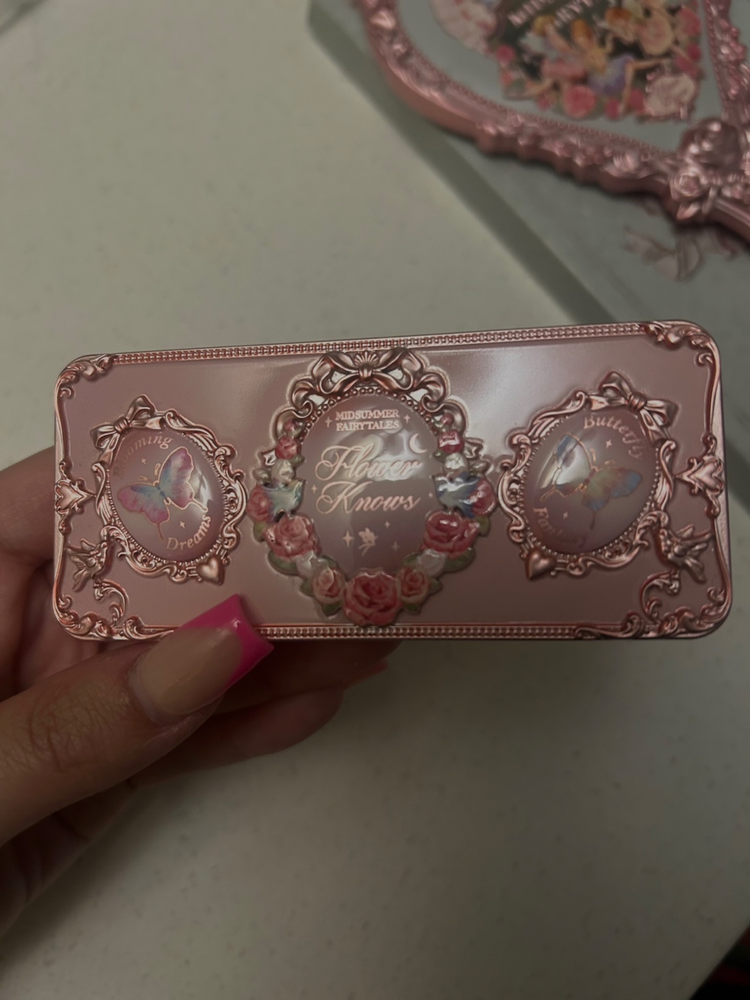 Flower Knows (Never used) - mirror, brow palette, pressed powder - photo 4