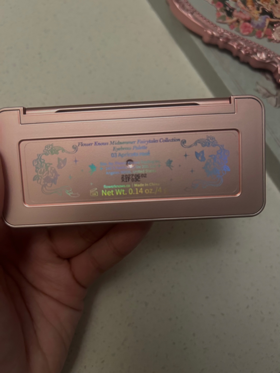 Flower Knows (Never used) - mirror, brow palette, pressed powder - photo 5