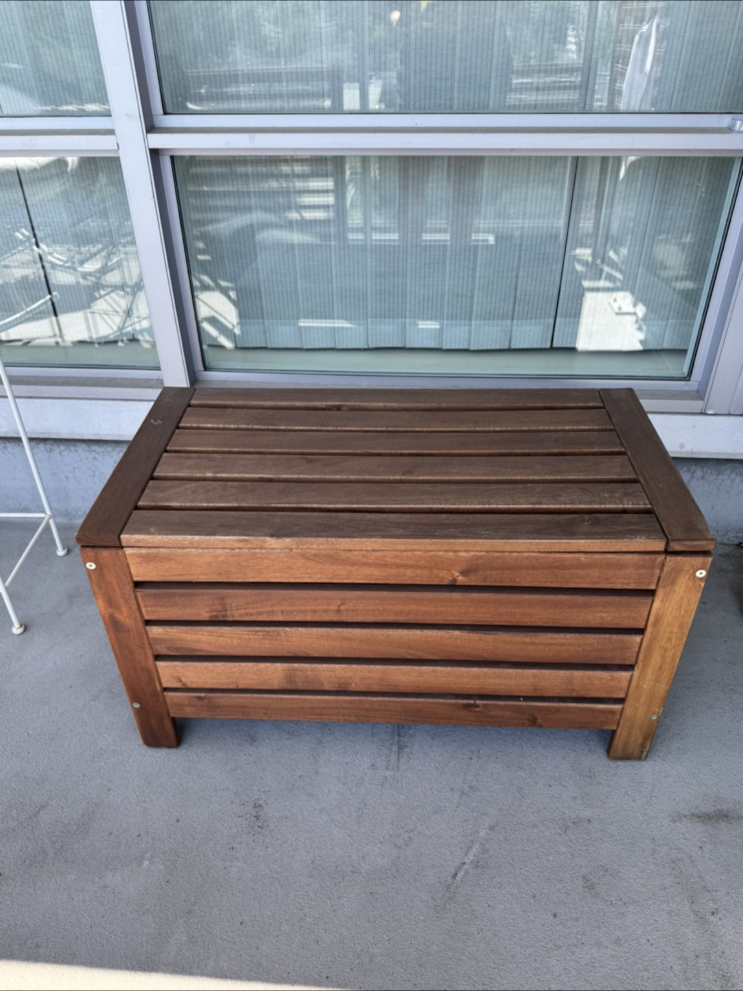 IKEA Wooden Outdoor Storage Box