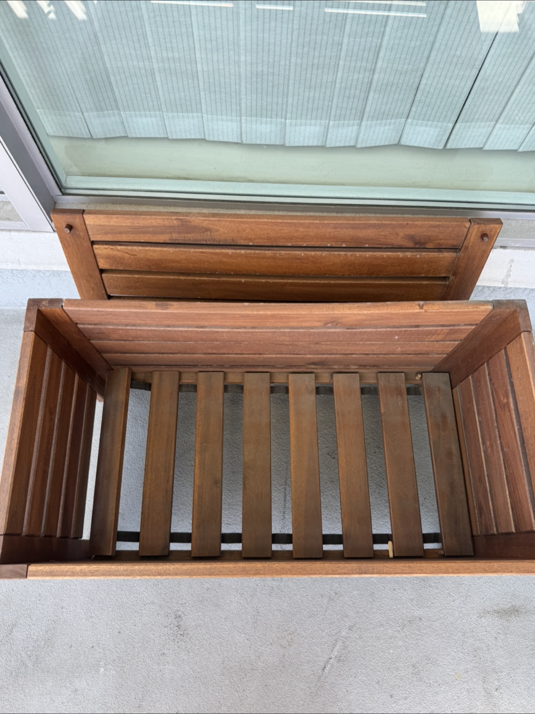 IKEA Wooden Outdoor Storage Box - photo 2