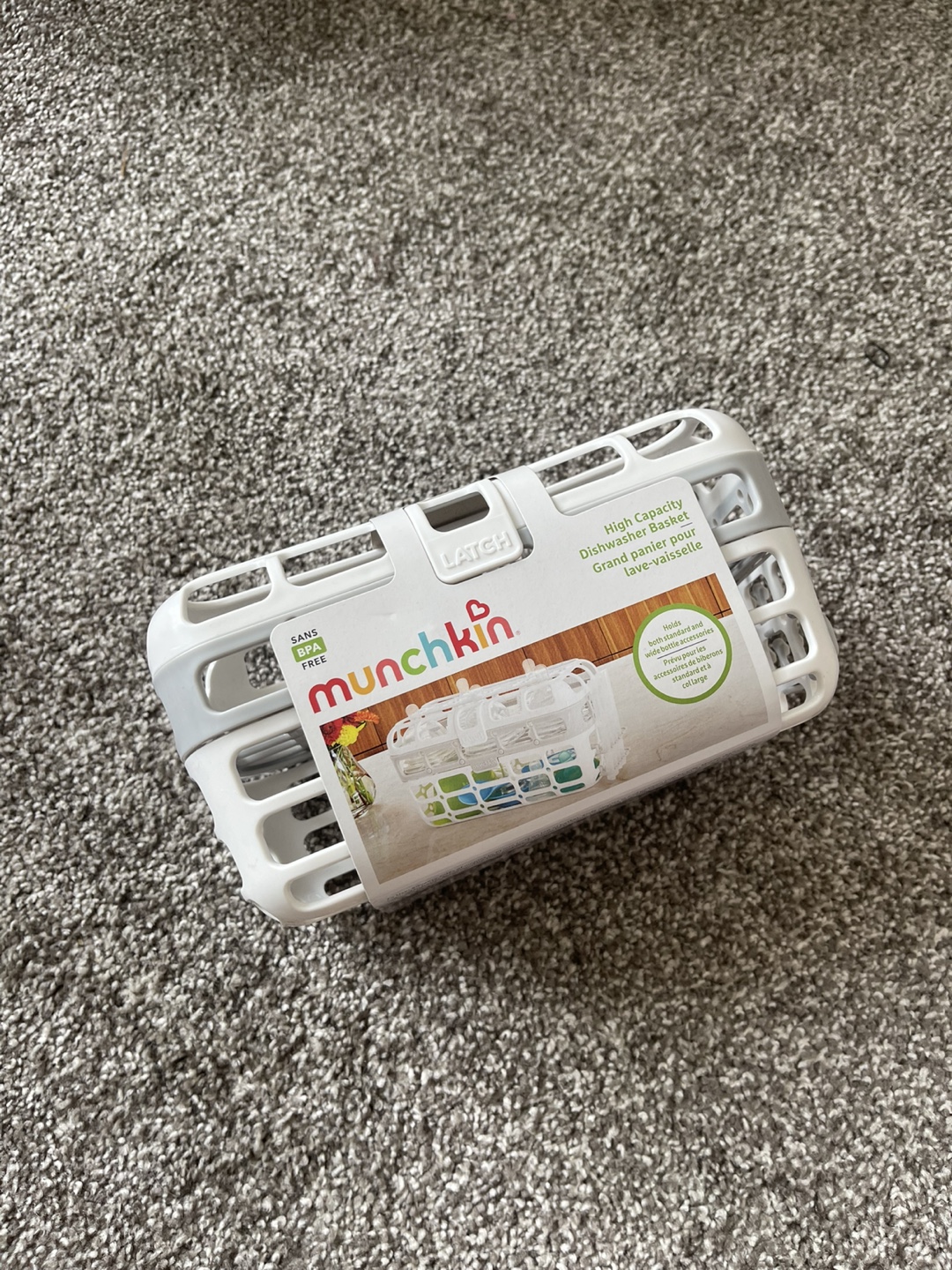 New Munchkin High Capacity Dishwasher Basket