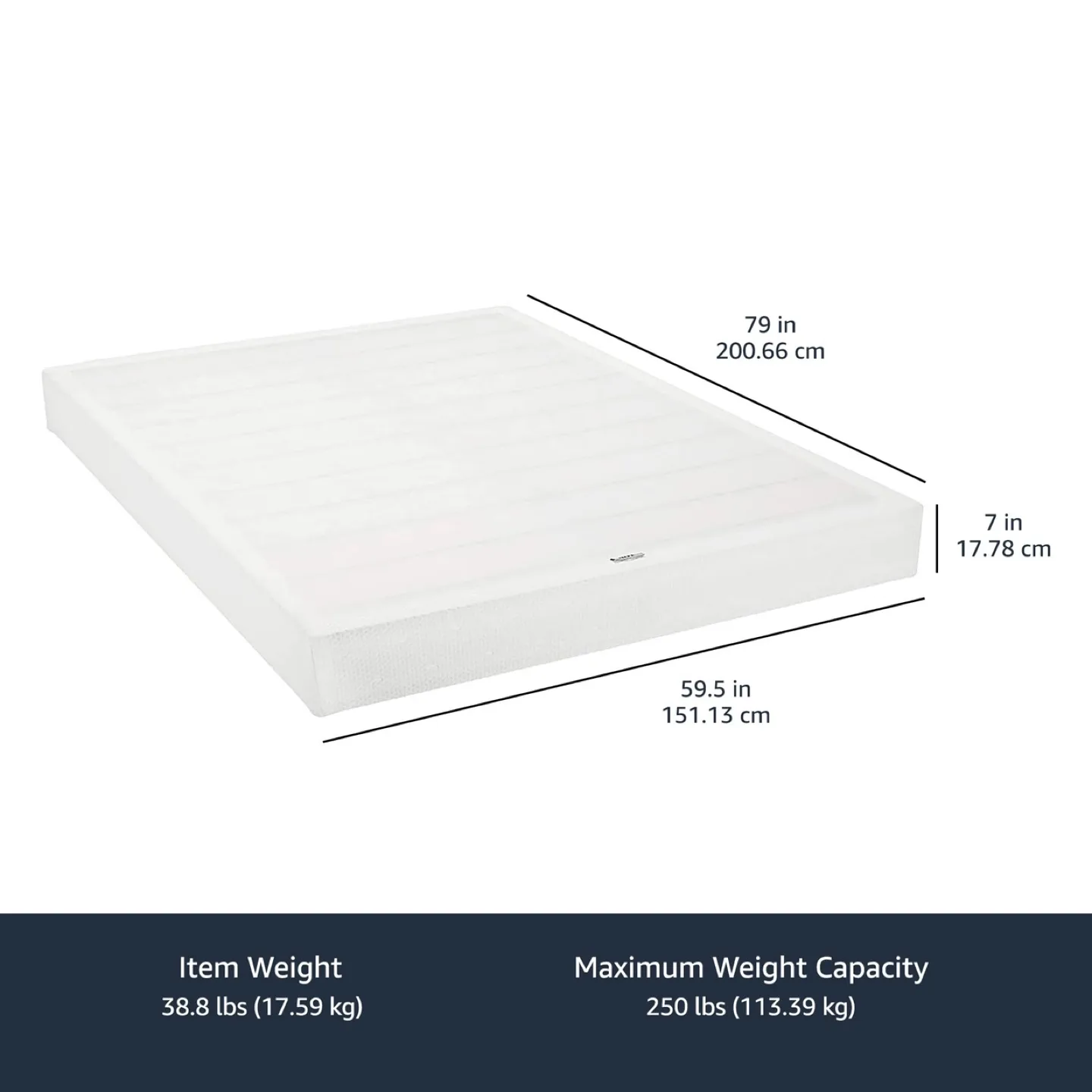 Amazon Basics Queen 7-Inch Mattress Foundation image indicator(2)