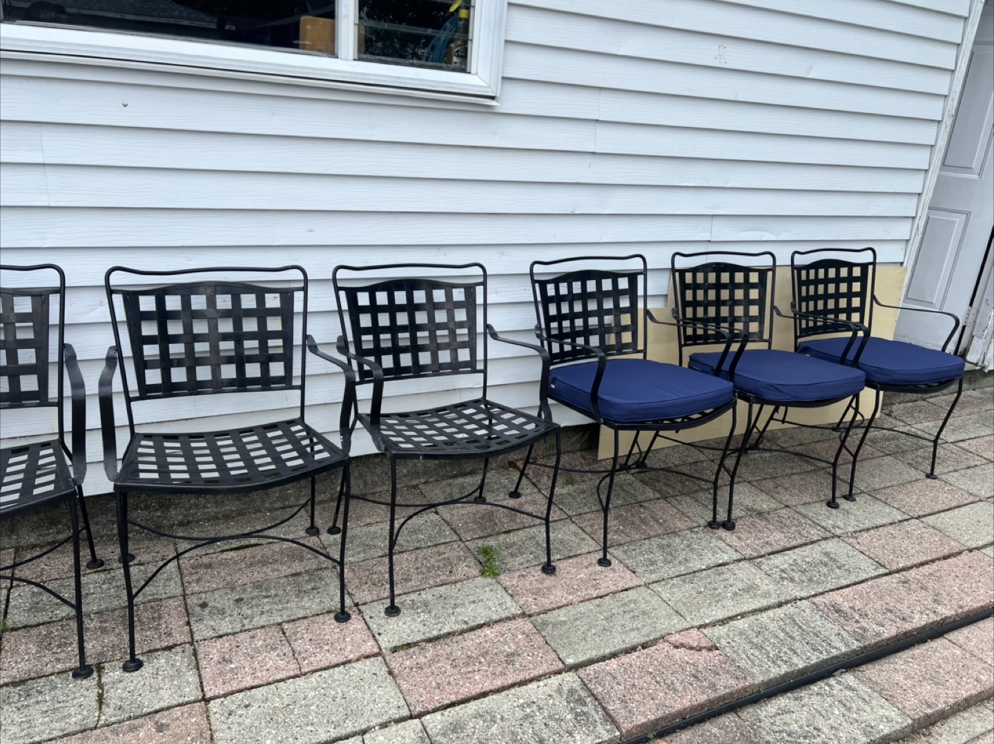 Outdoor Metal Patio Table & Chairs Set - photo 3