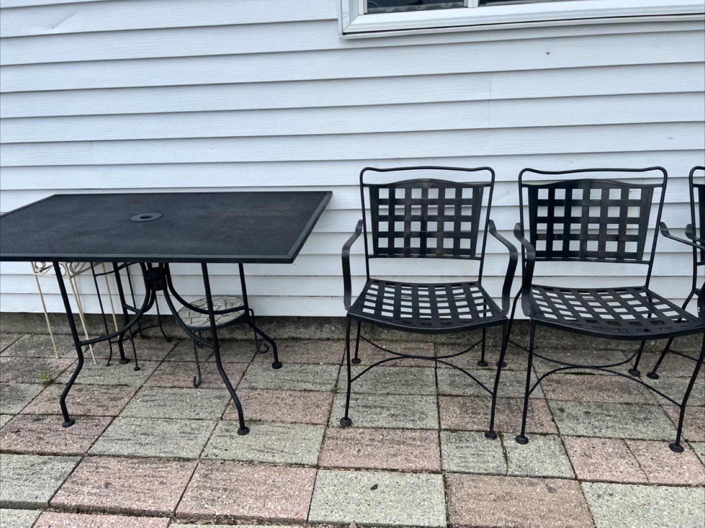 Outdoor Metal Patio Table & Chairs Set