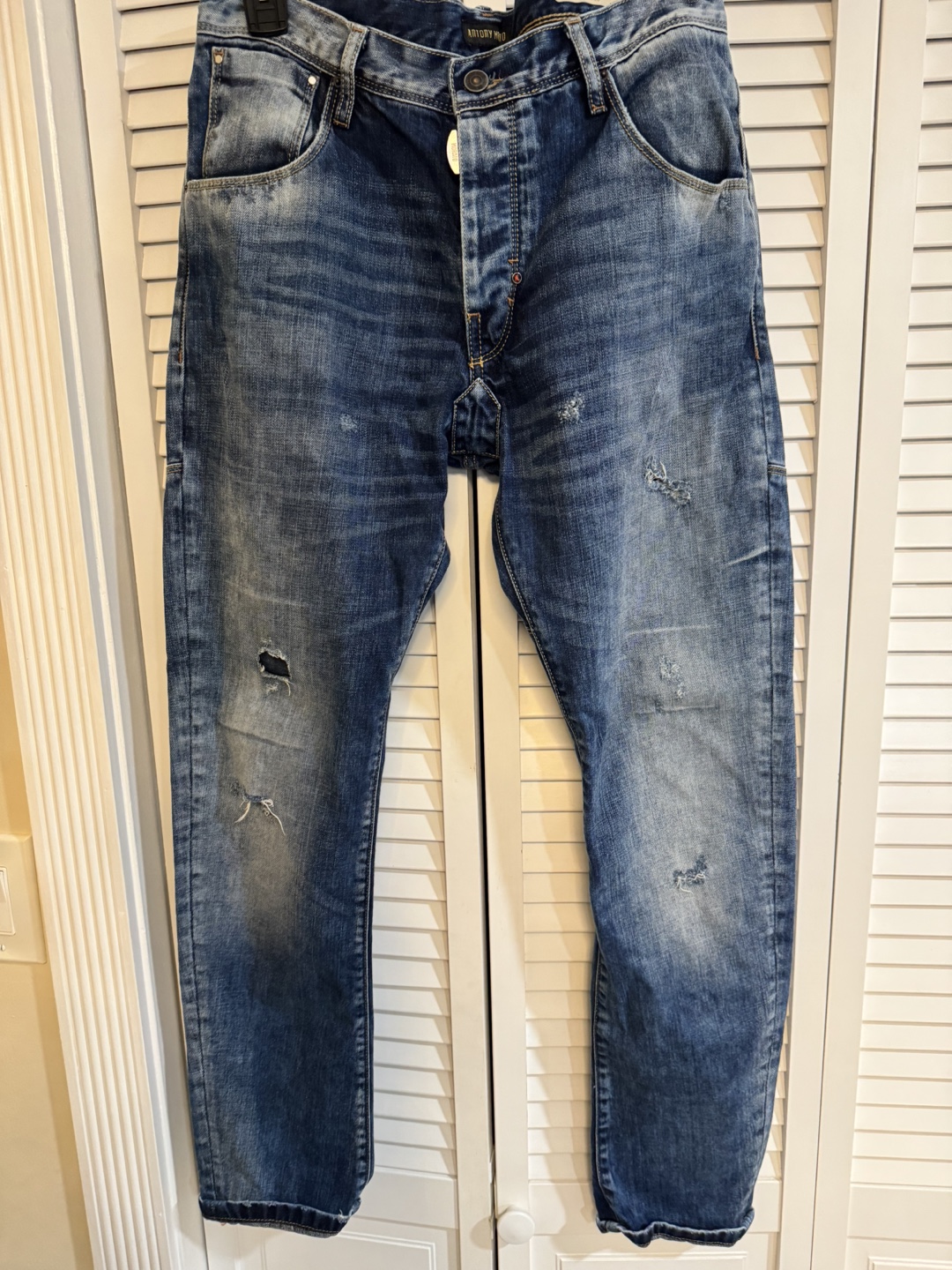 Antony Morator Loose Tapered Men Jeans Distressed Jeans - photo 2