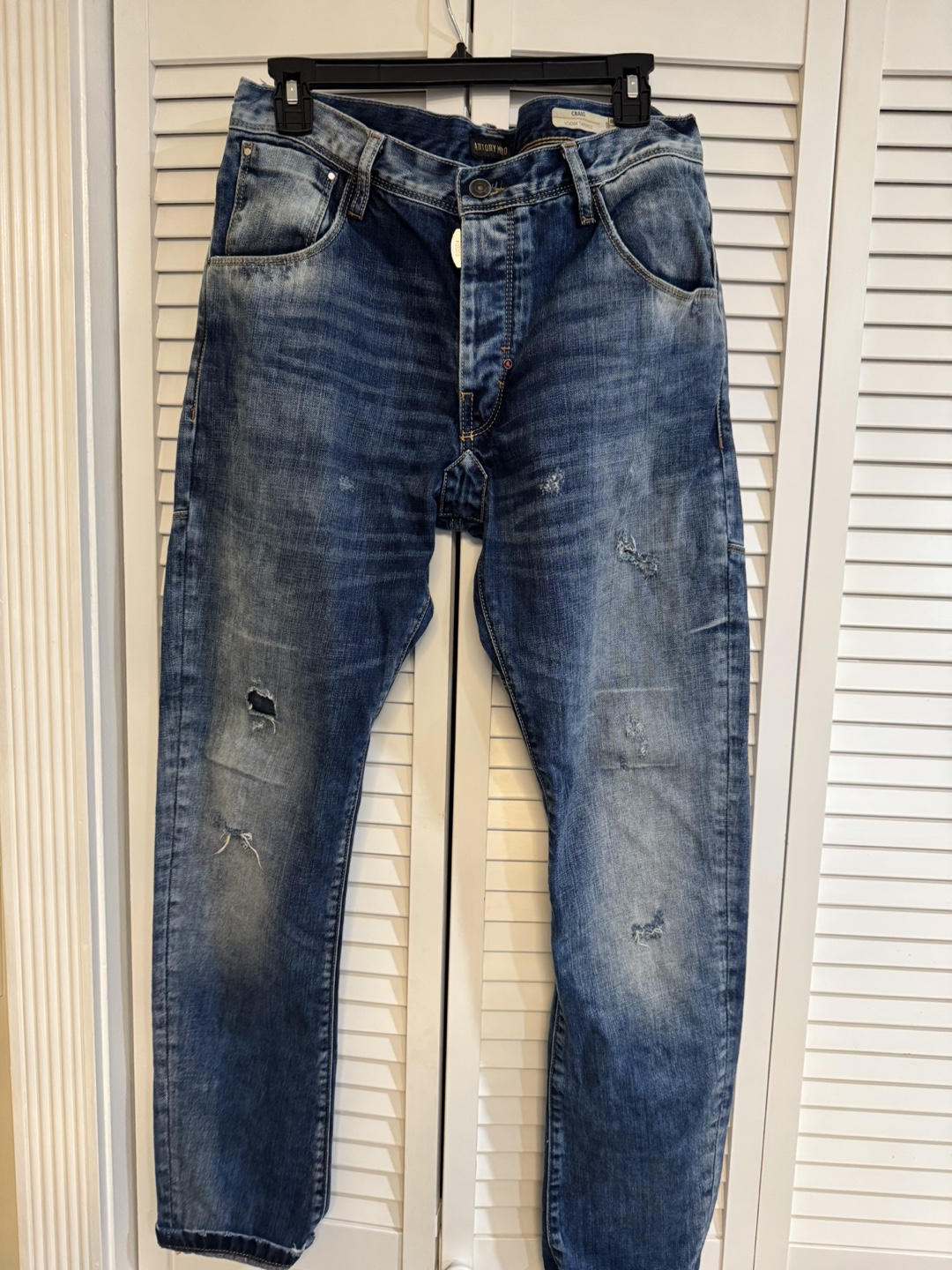 Antony Morator Loose Tapered Men Jeans Distressed Jeans - photo 4