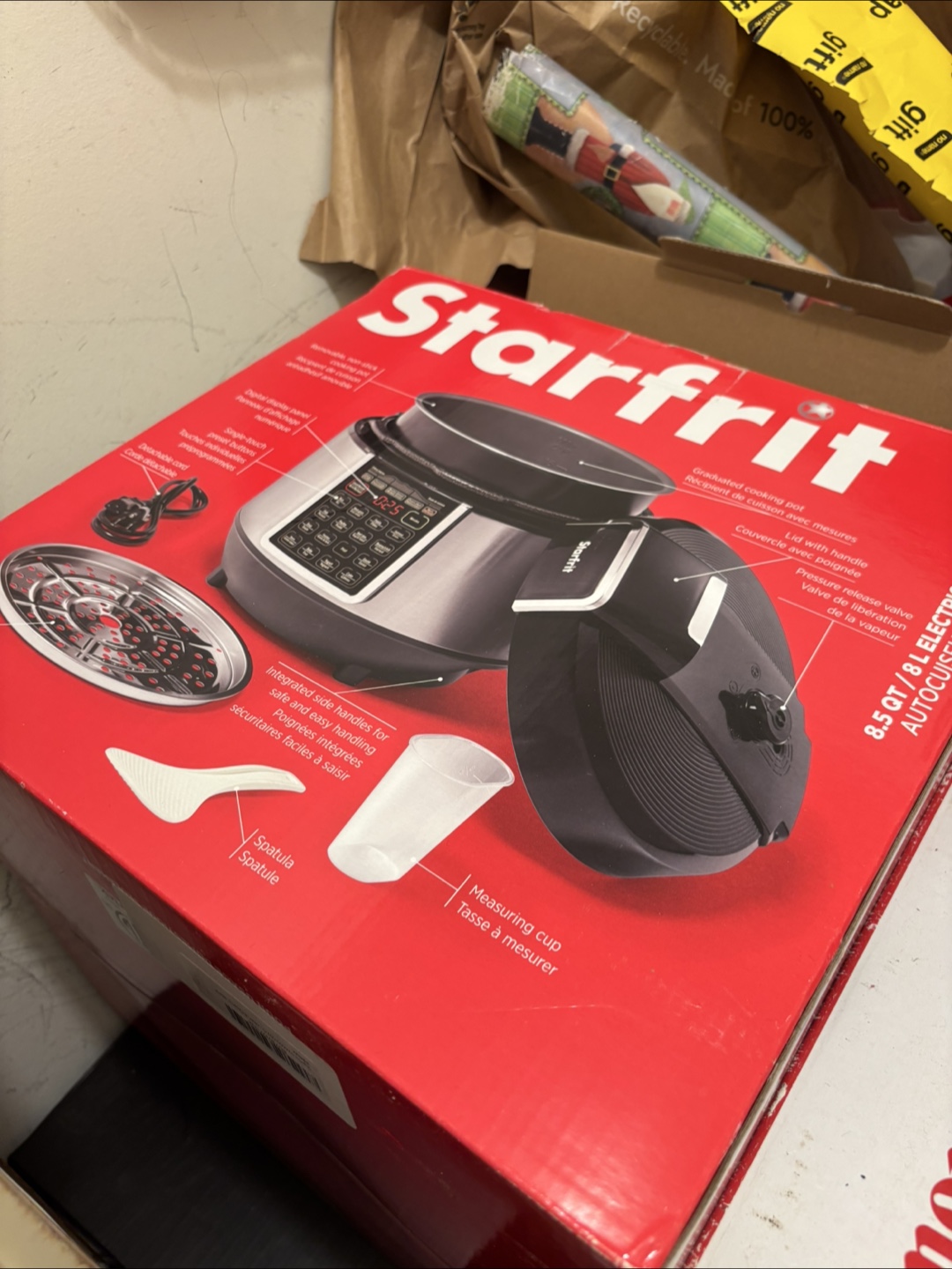 Starfrit Electric Pressure Cooker - 8.5 QT