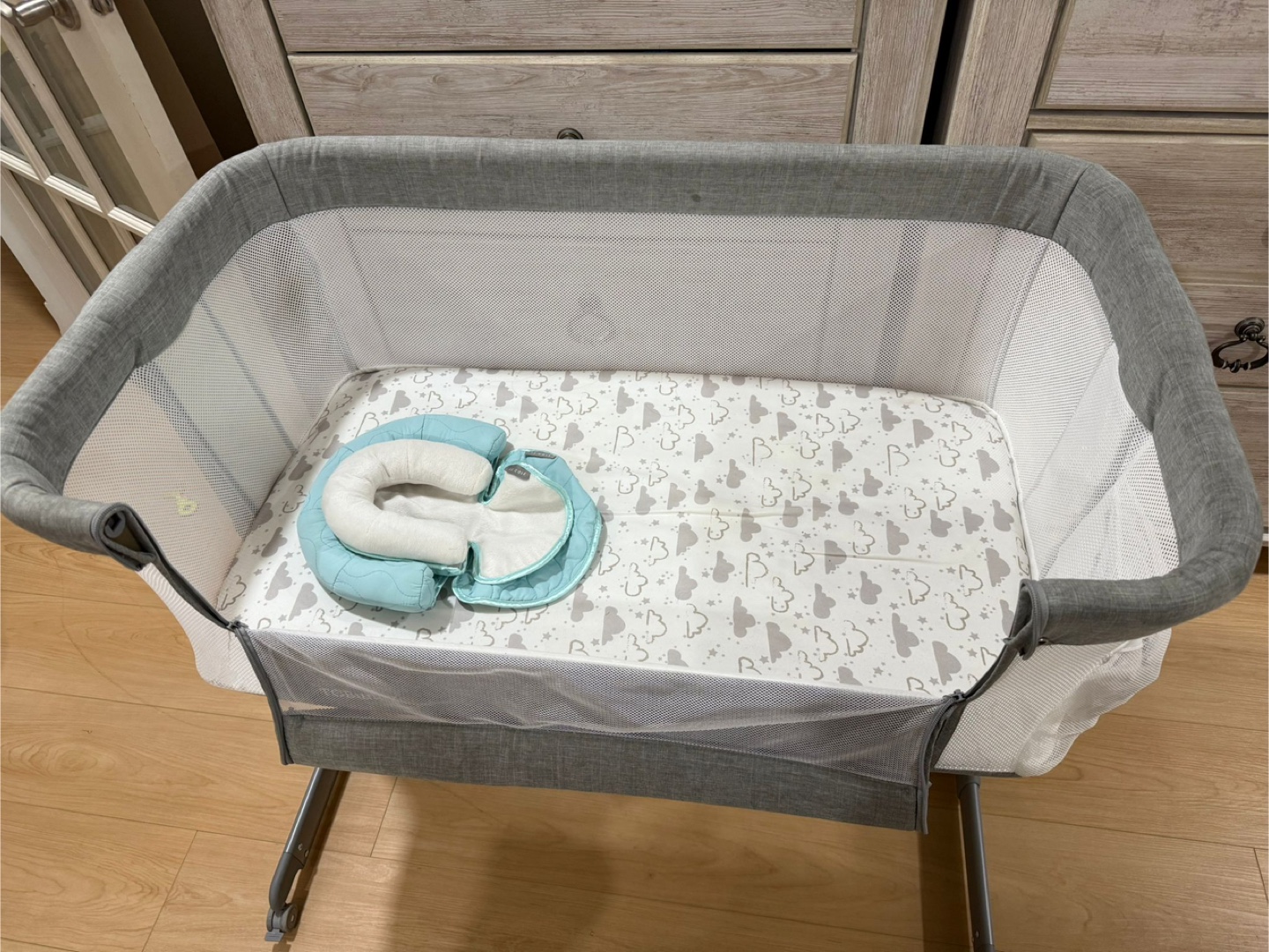 TCBunny Baby Bassinet - Grey
