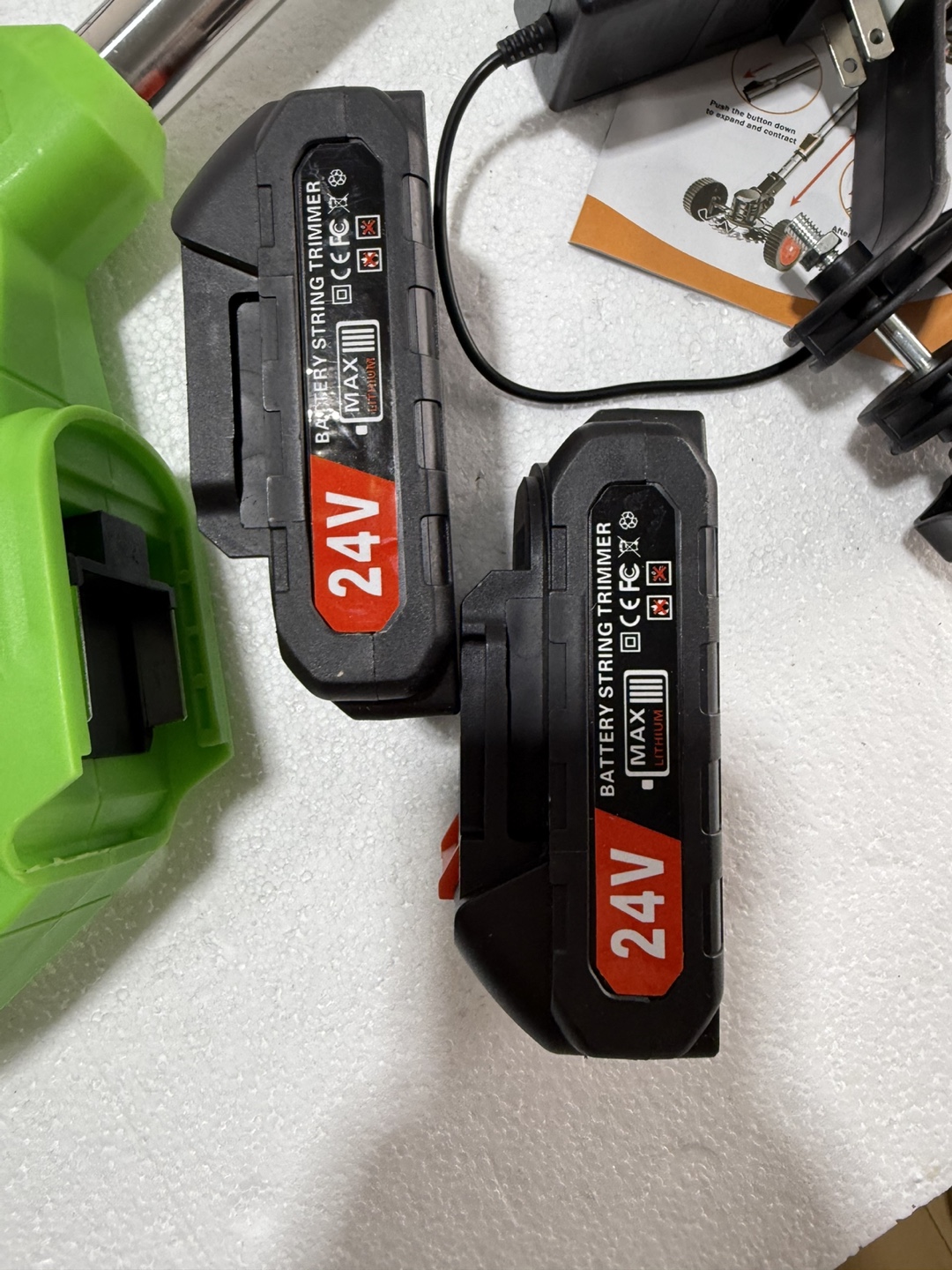 24V Battery String Trimmer with Accessories - photo 4