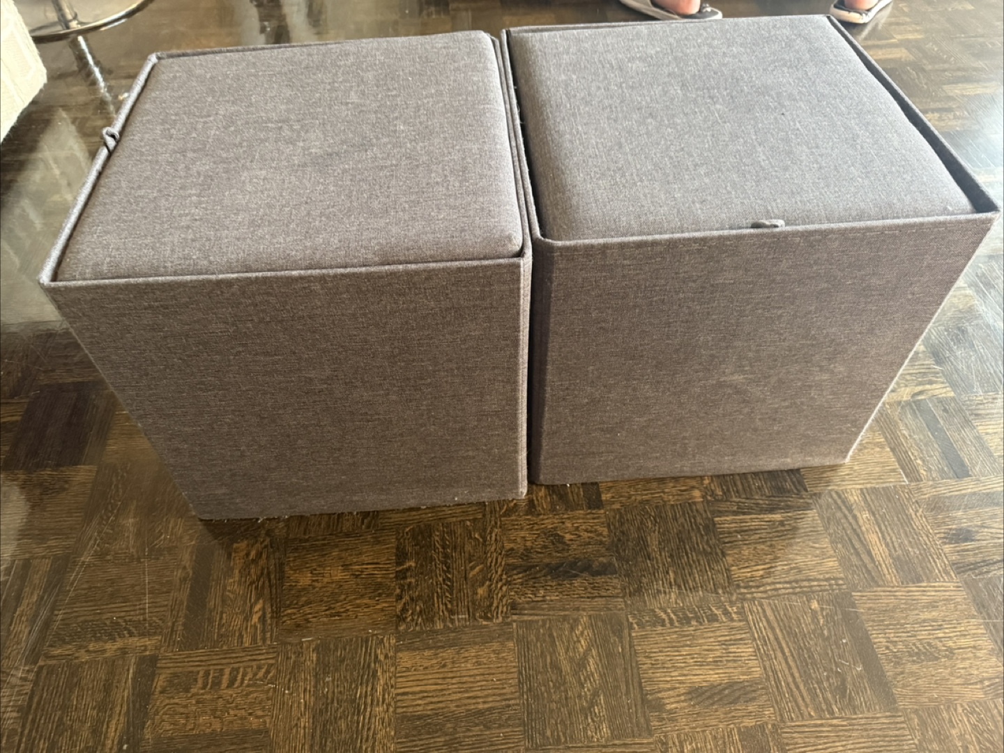 Pair of cube side tables - photo 3