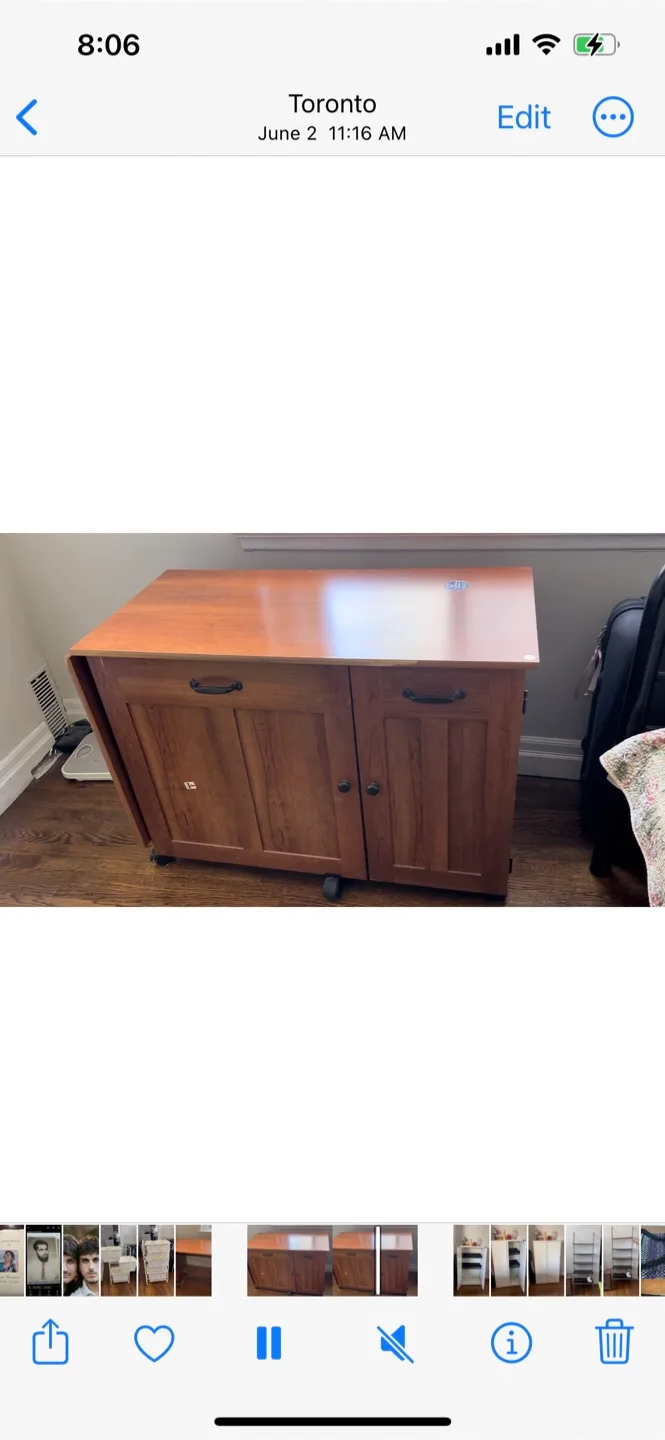 Sewing Craft Table - Folding Design thumbnail
