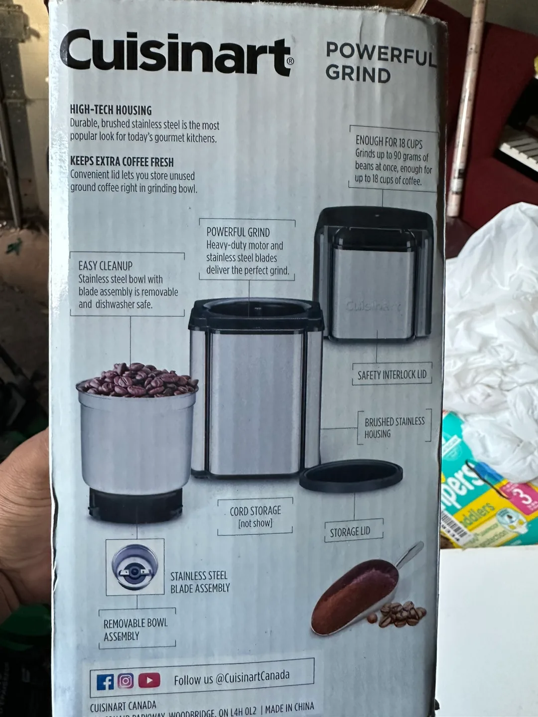 Cuisinart Grind Central Coffee Grinder -  New! image indicator(2)