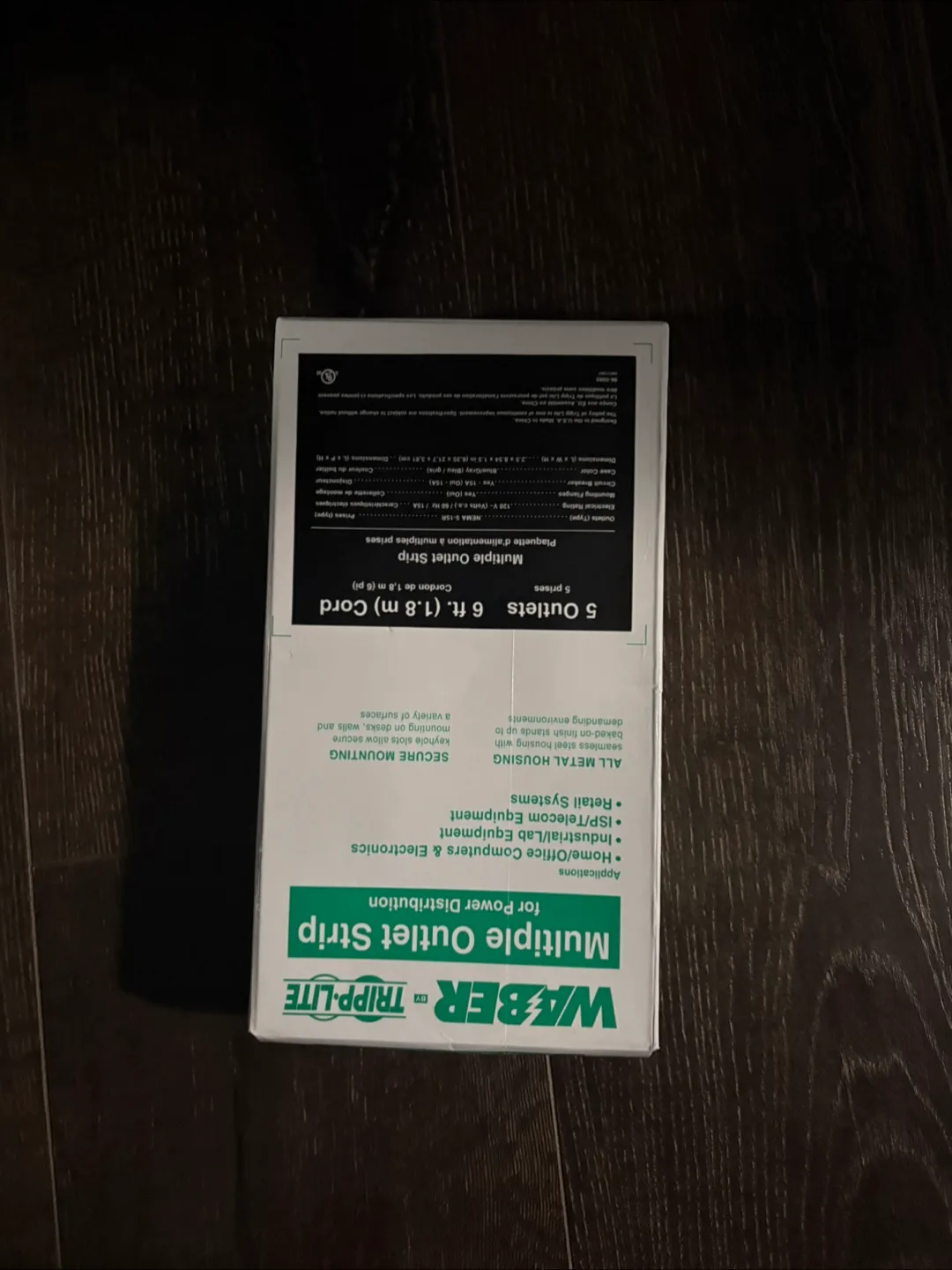 Tripp Lite Multiple Outlet Strip - 6 ft Cord image indicator(3)