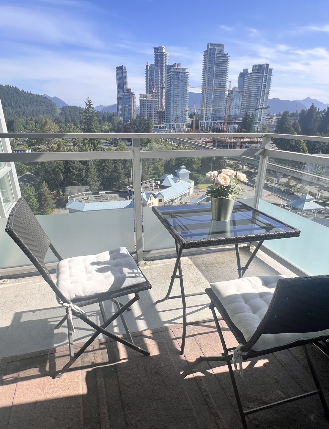 Outdoor Folding Bistro Set - Table & 2 Chairs