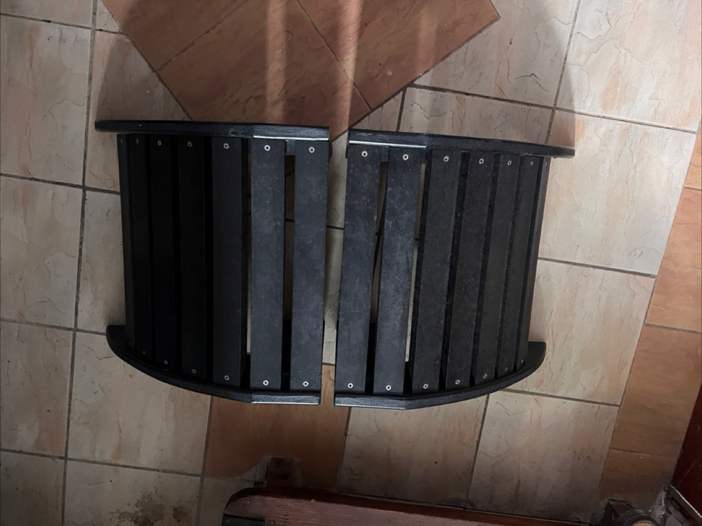 Black Outdoor Privacy Screen Panels - Pair - photo 3