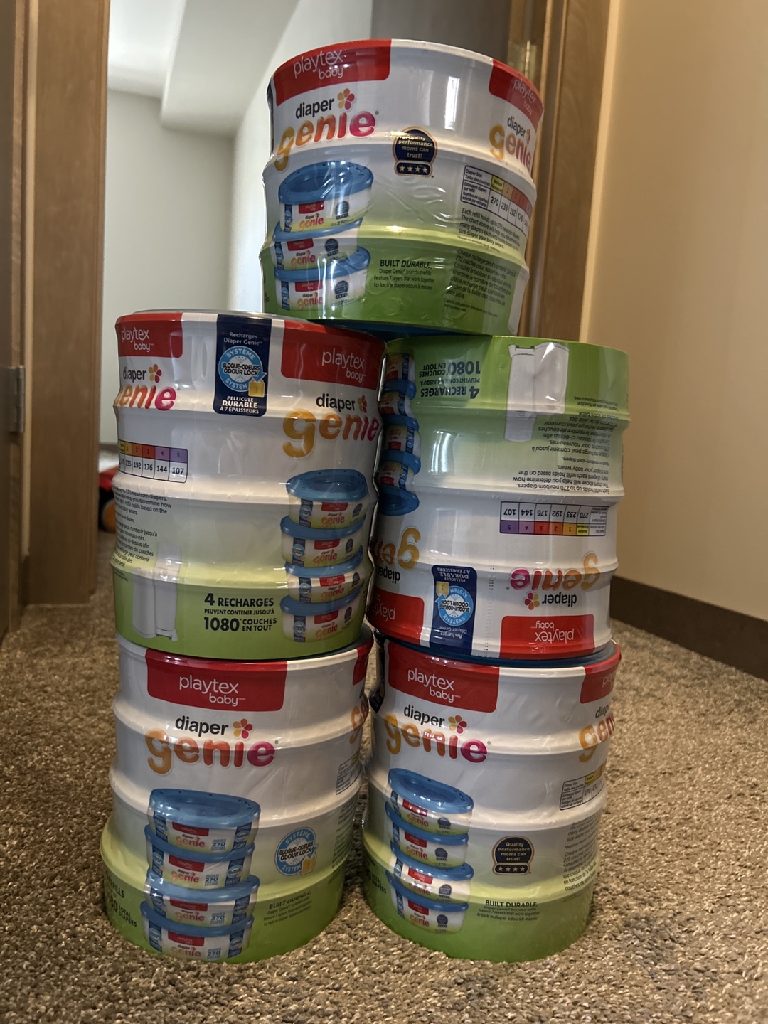 Playtex Diaper Genie Refills, 4 4-packs + 1 3-packs
