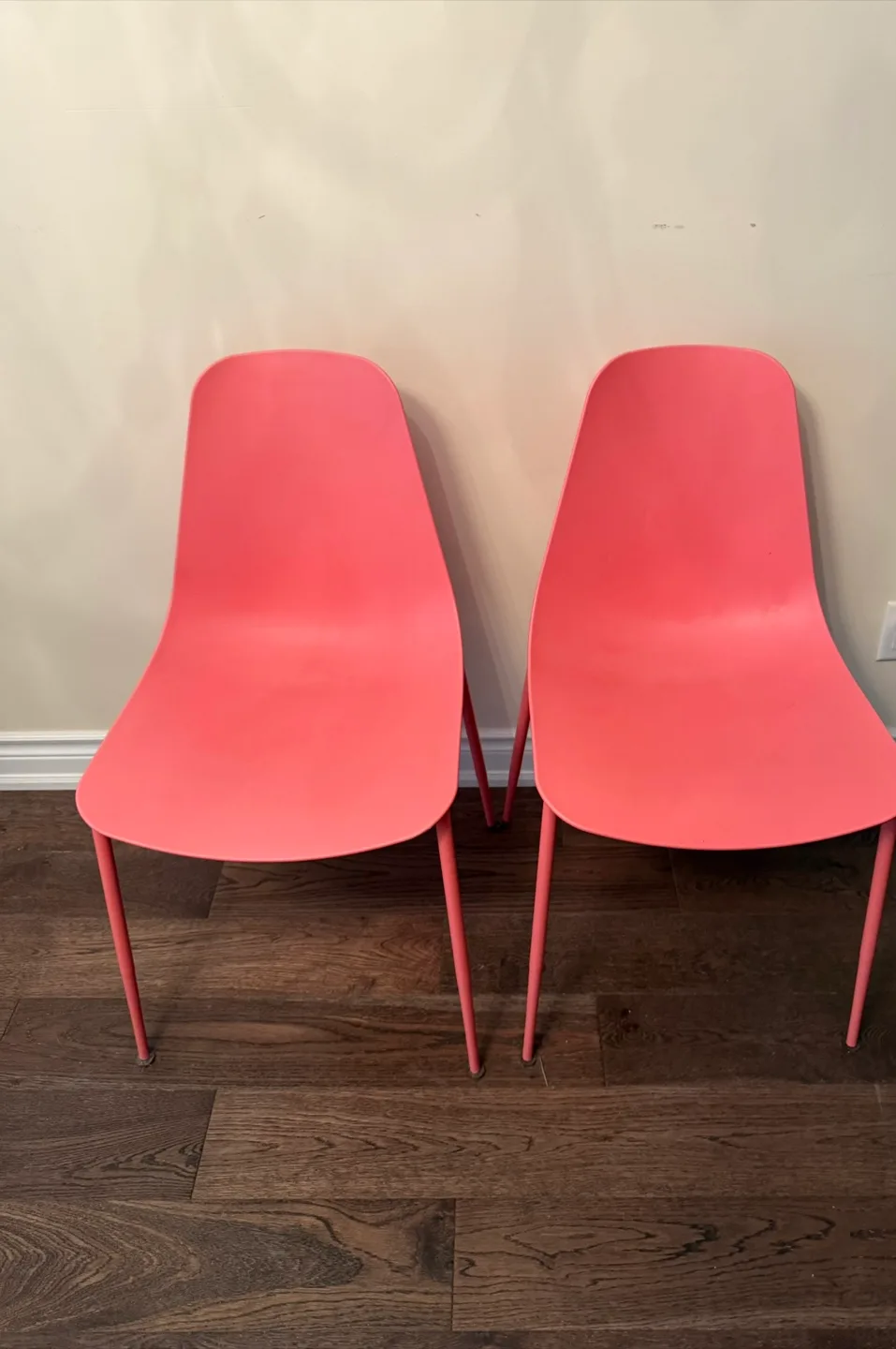 Set of 2 Pink Chairs image indicator(2)