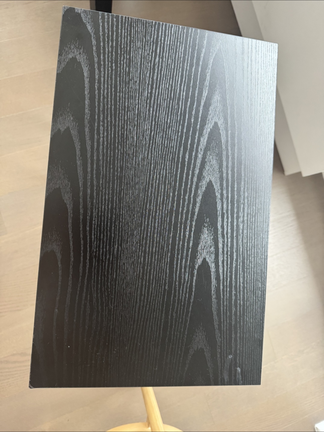 Black Wood & Metal C Table - photo 3