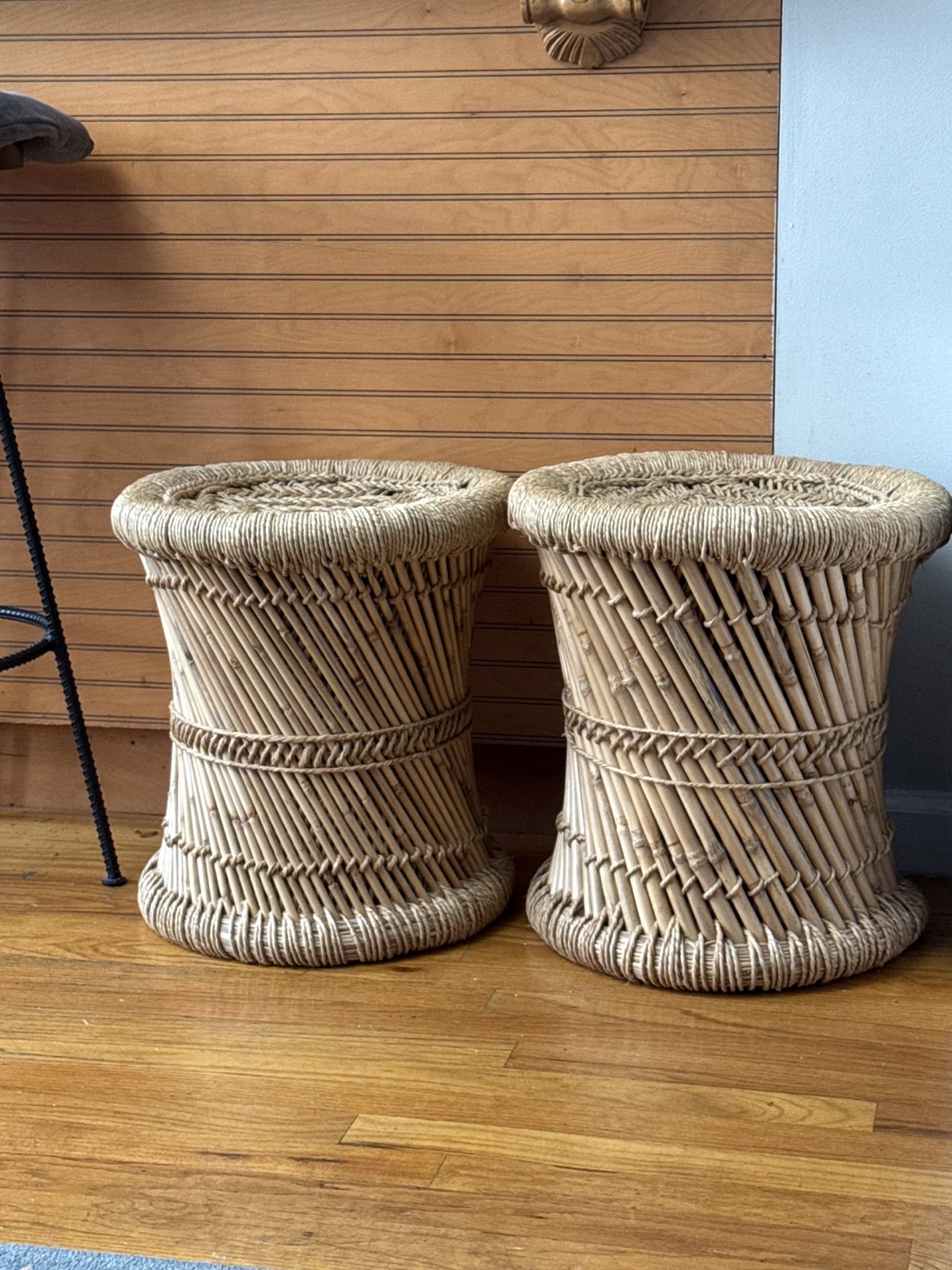 Woven Stools - Set of 2