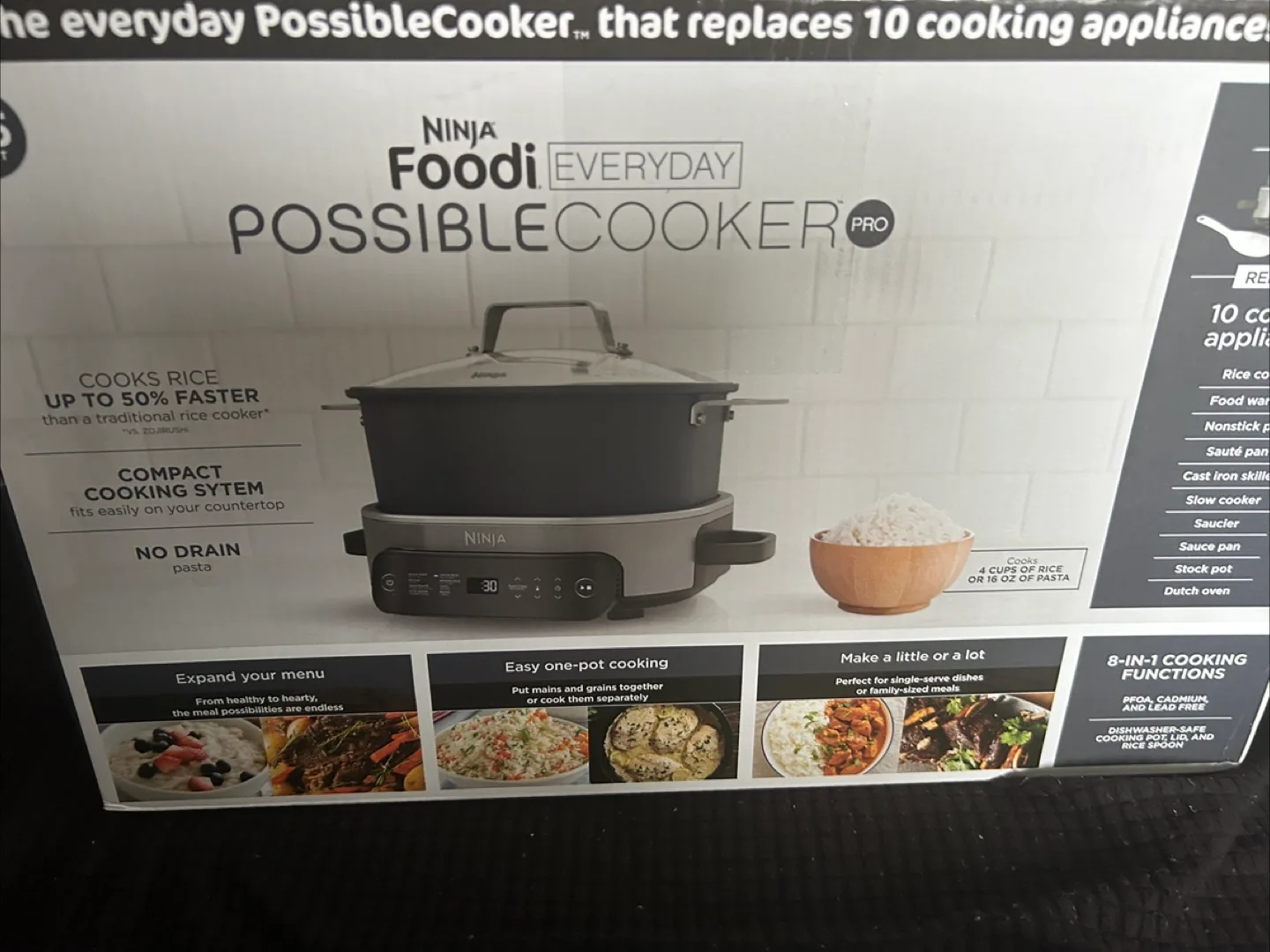 Rice Cooker - New Ninja Foodi PossibleCooker Pro - 6.5 Quart image indicator(2)
