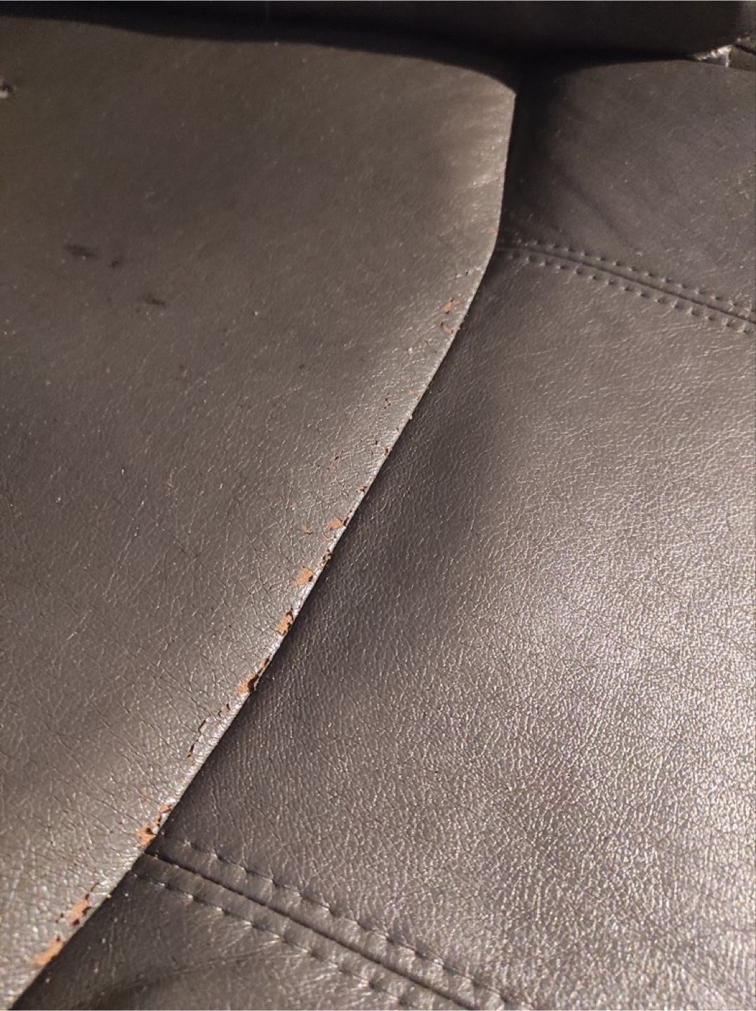 Leather Recliner Chair - Grey - photo 4