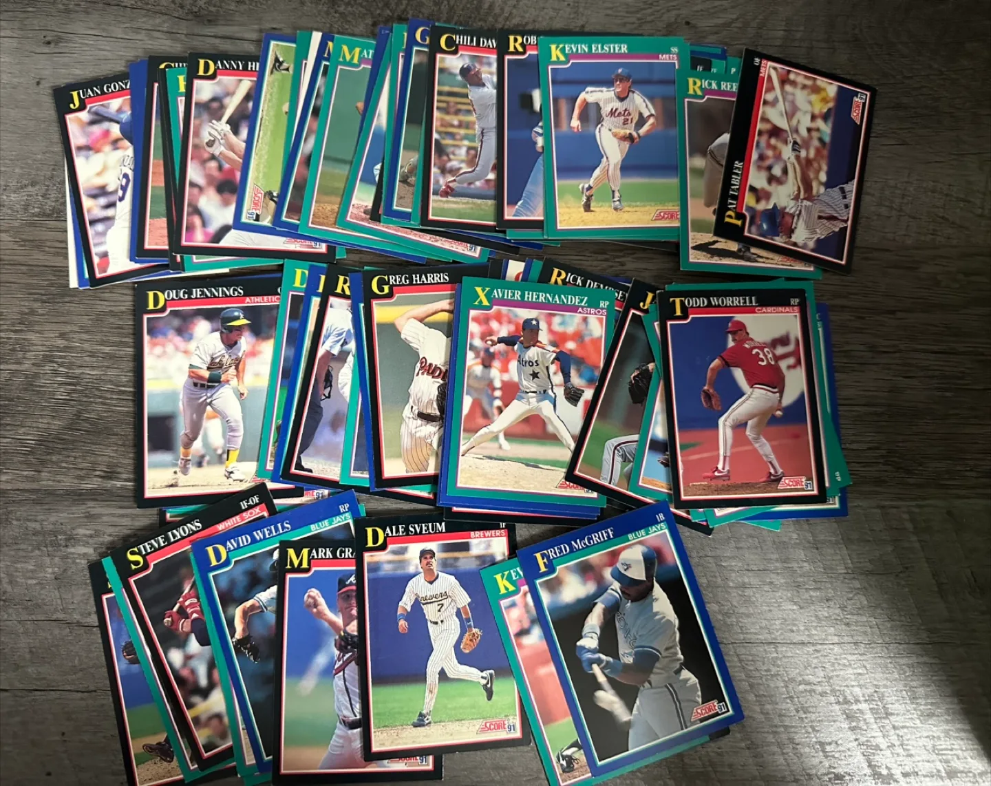 Vintage Score Baseball Cards - Mixed Lot thumbnail