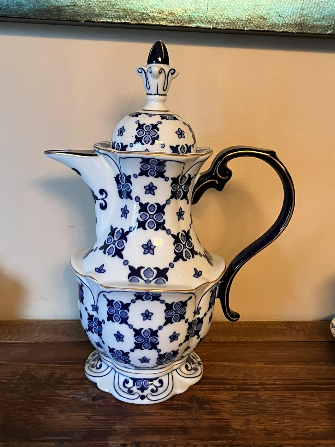 Blue & White Porcelain Tea Set image indicator(2)