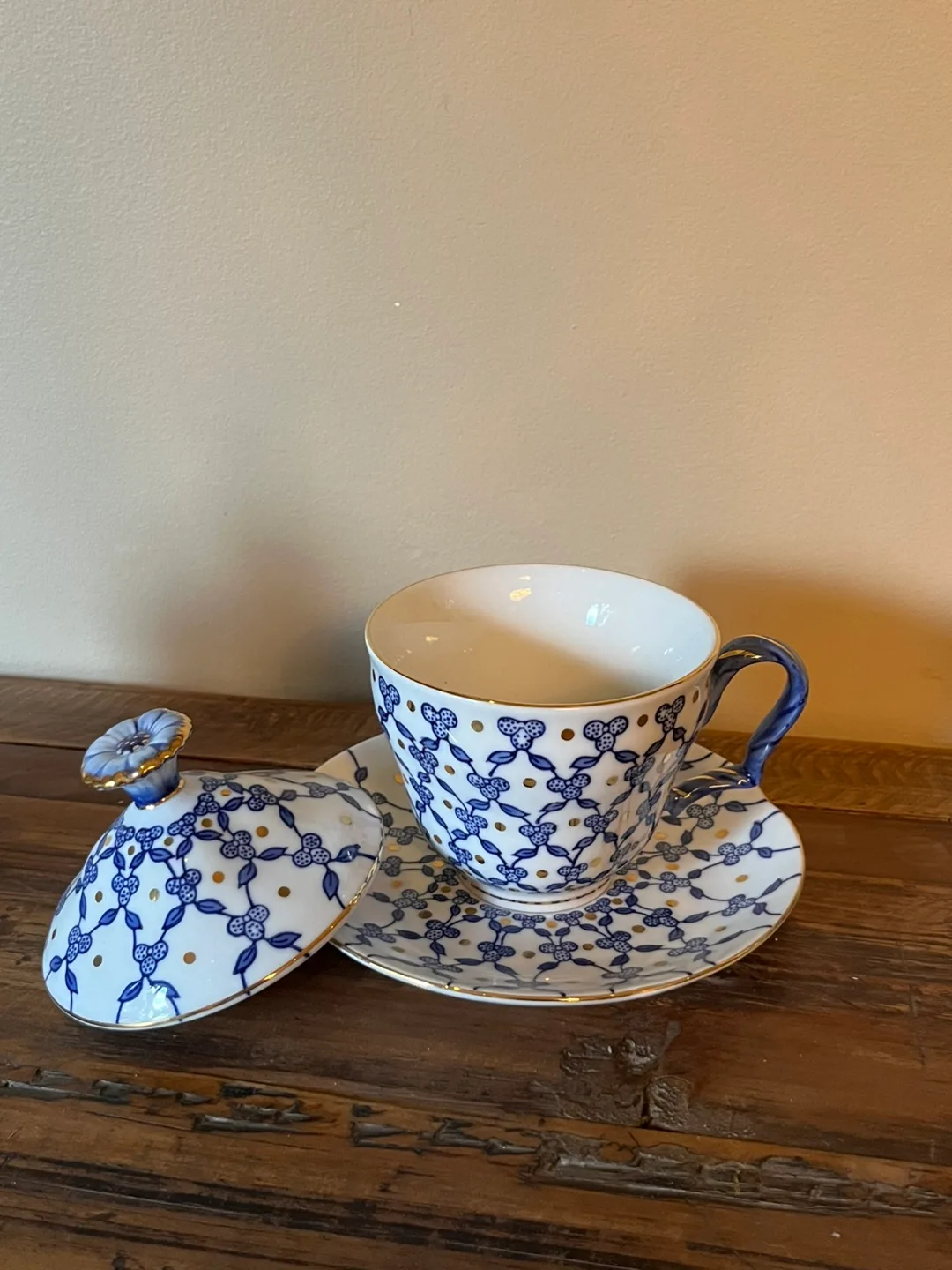 Blue & White Porcelain Tea Set image indicator(5)