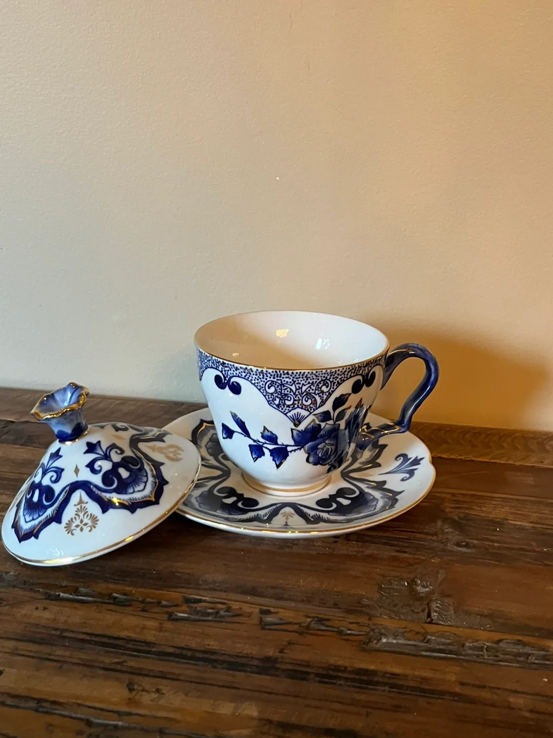 Blue & White Porcelain Tea Set image indicator(3)