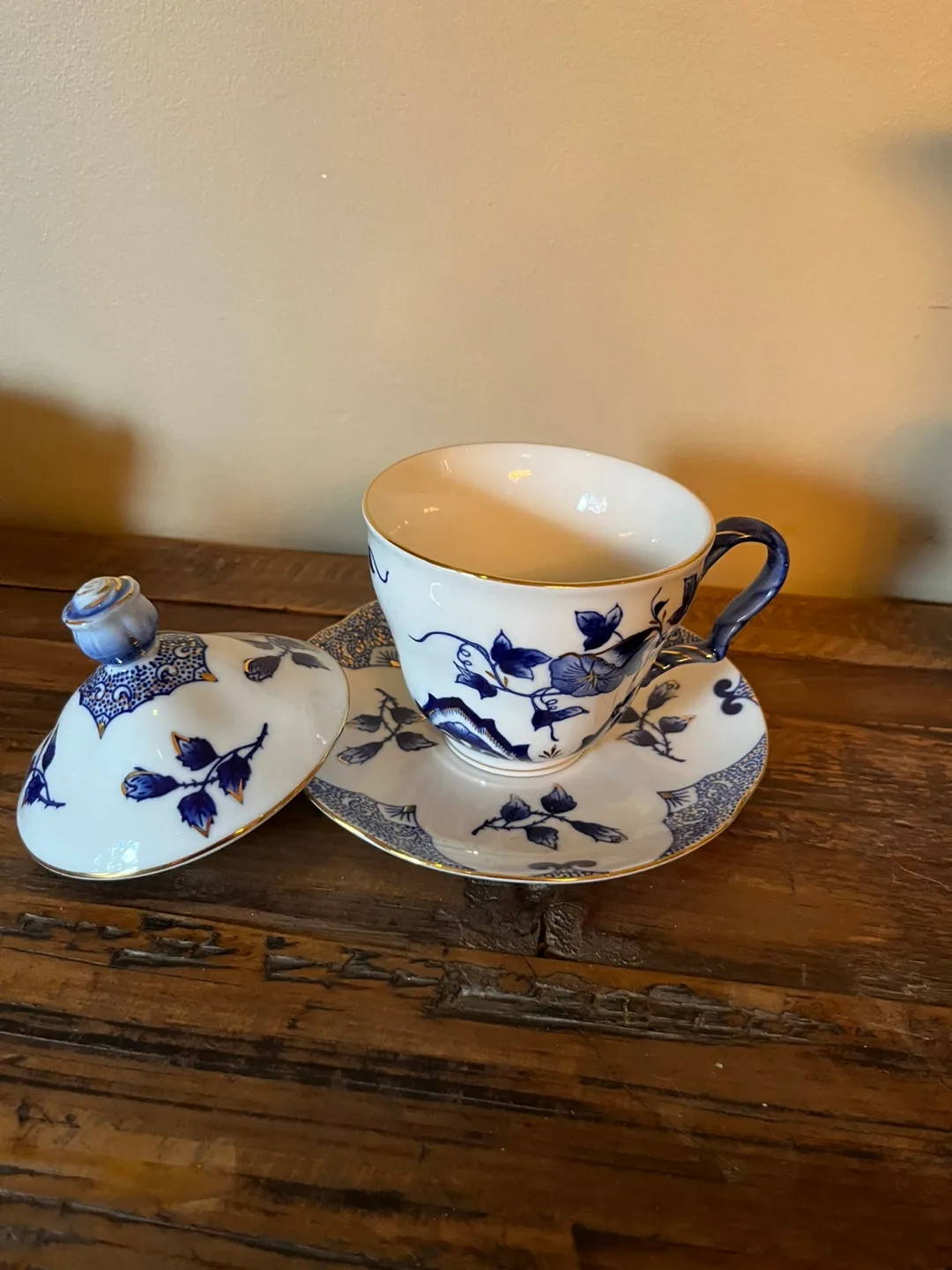 Blue & White Porcelain Tea Set image indicator(7)