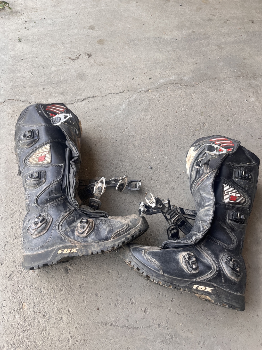 Fox Comp 5 Adult Boots, Size 11
