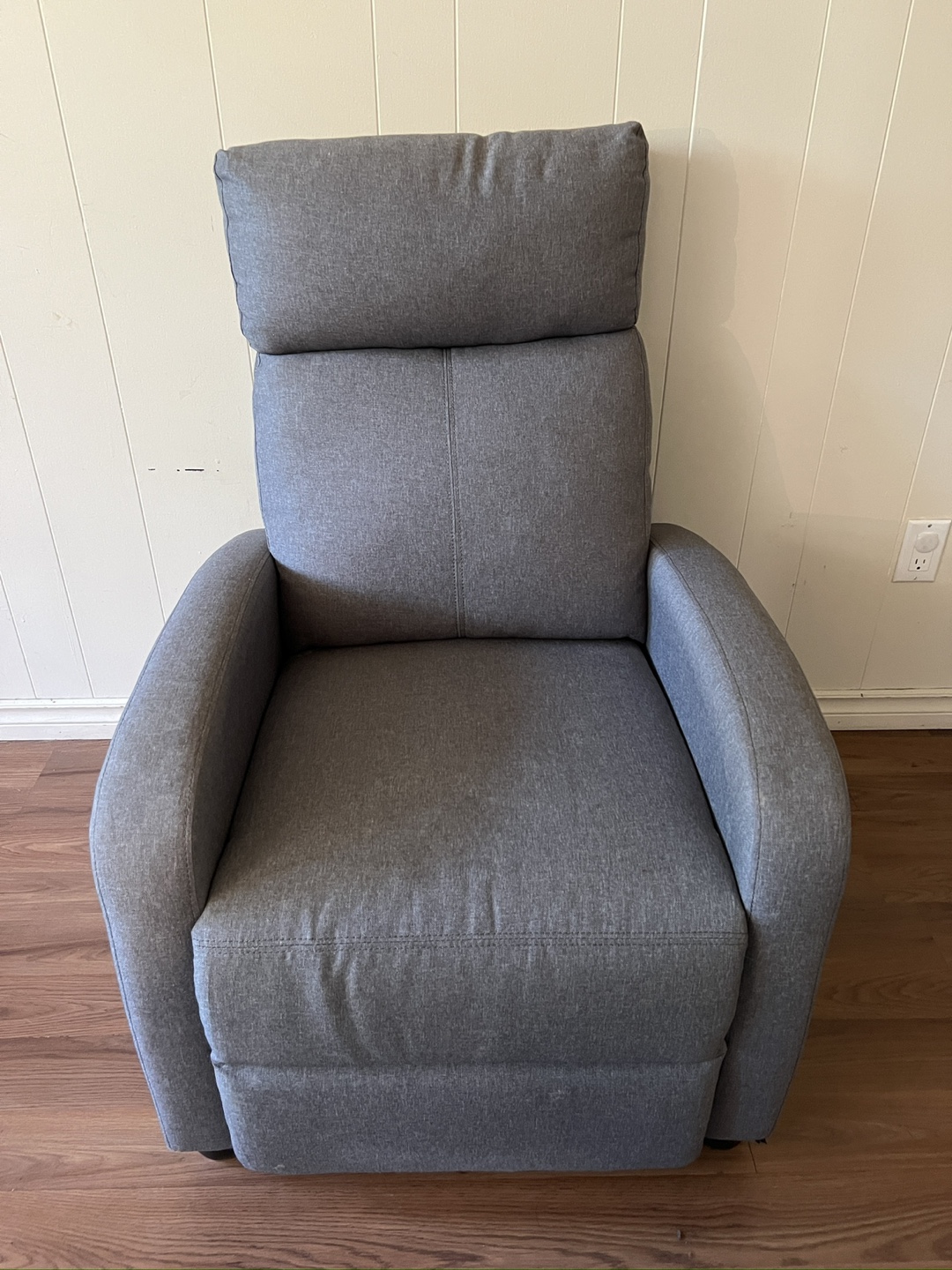Grey Fabric Recliner Chair - photo 2