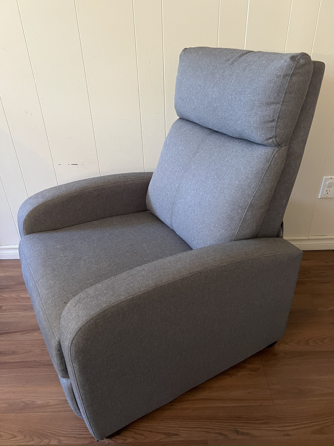 Grey Fabric Recliner Chair