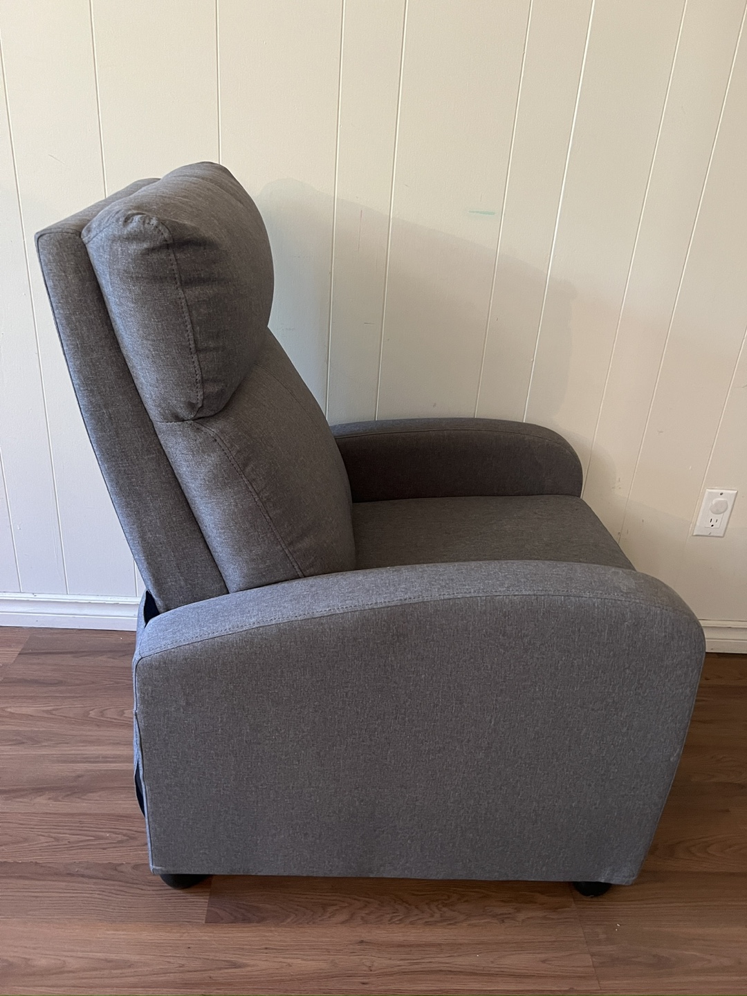 Grey Fabric Recliner Chair - photo 3