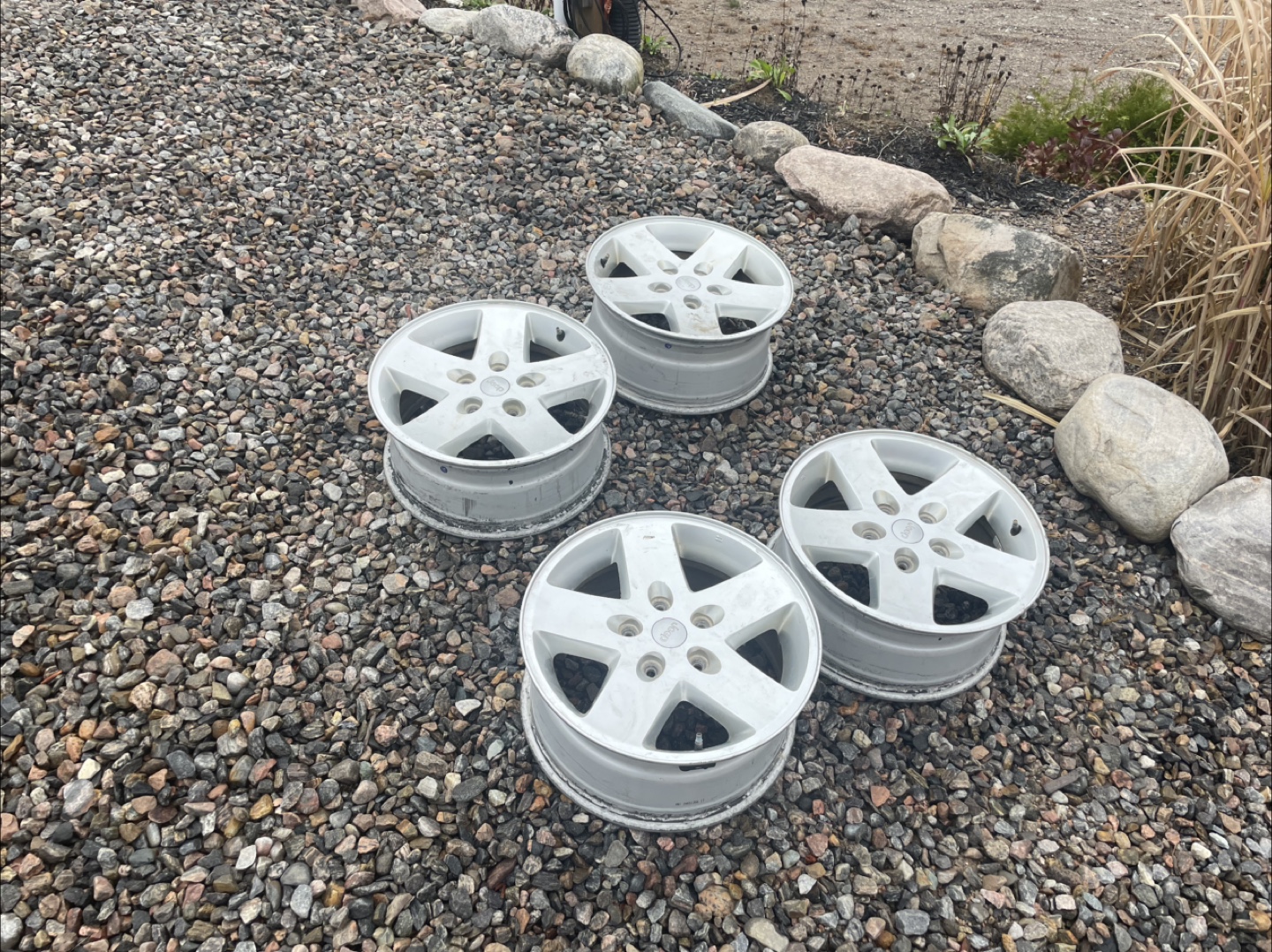 OEM JEEP wrangler rims - 4 in total