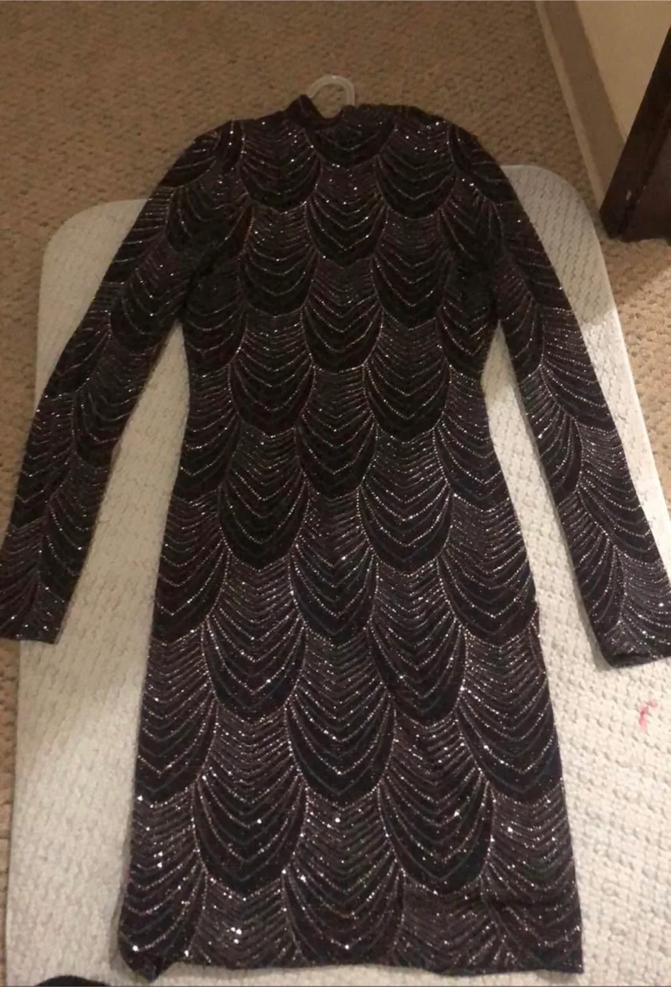 Sparkly Long Sleeve Dress thumbnail