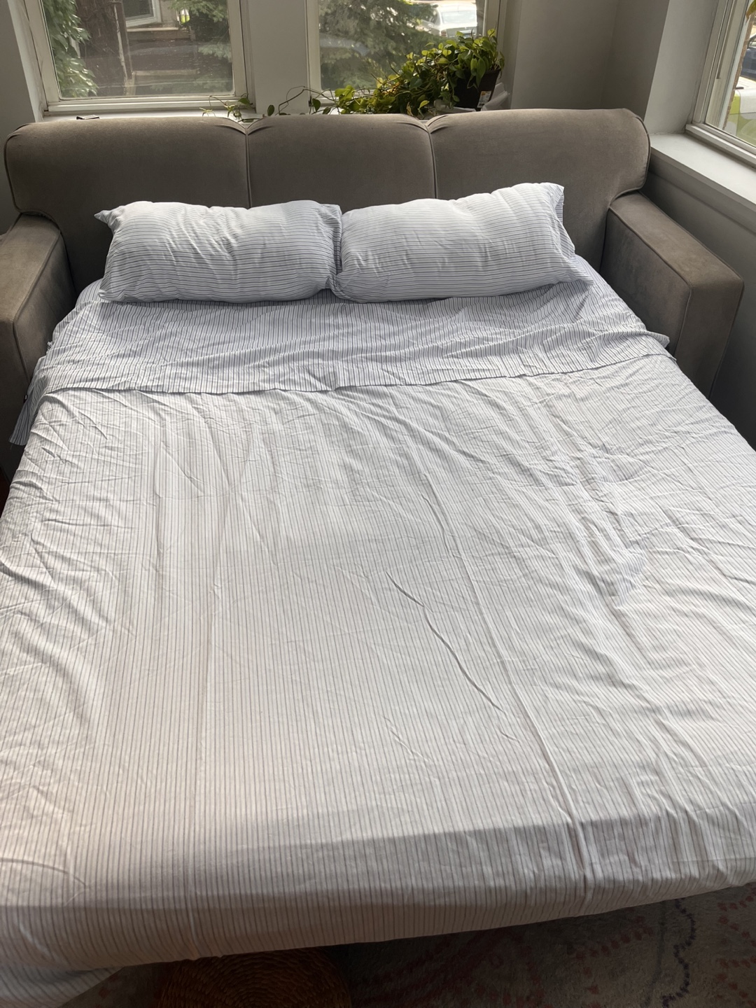 Sleeper Sofa - Light Gray - photo 3