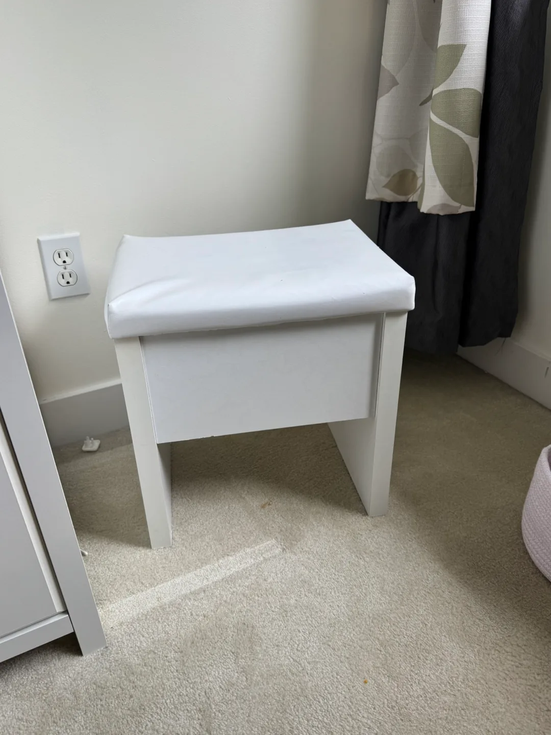 White Storage Bench thumbnail